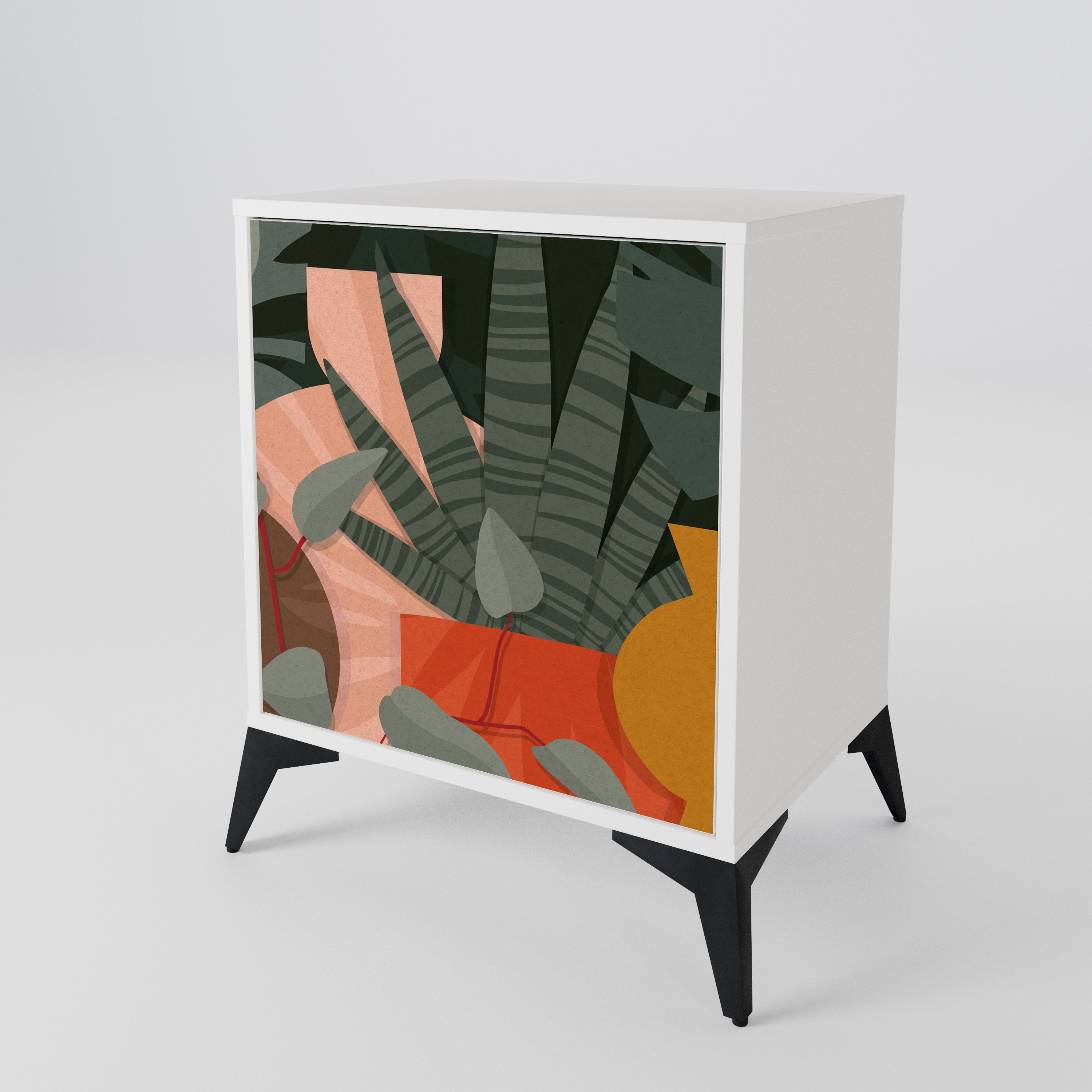 TROPICAL COMPOSITION 1-Door Sideboard