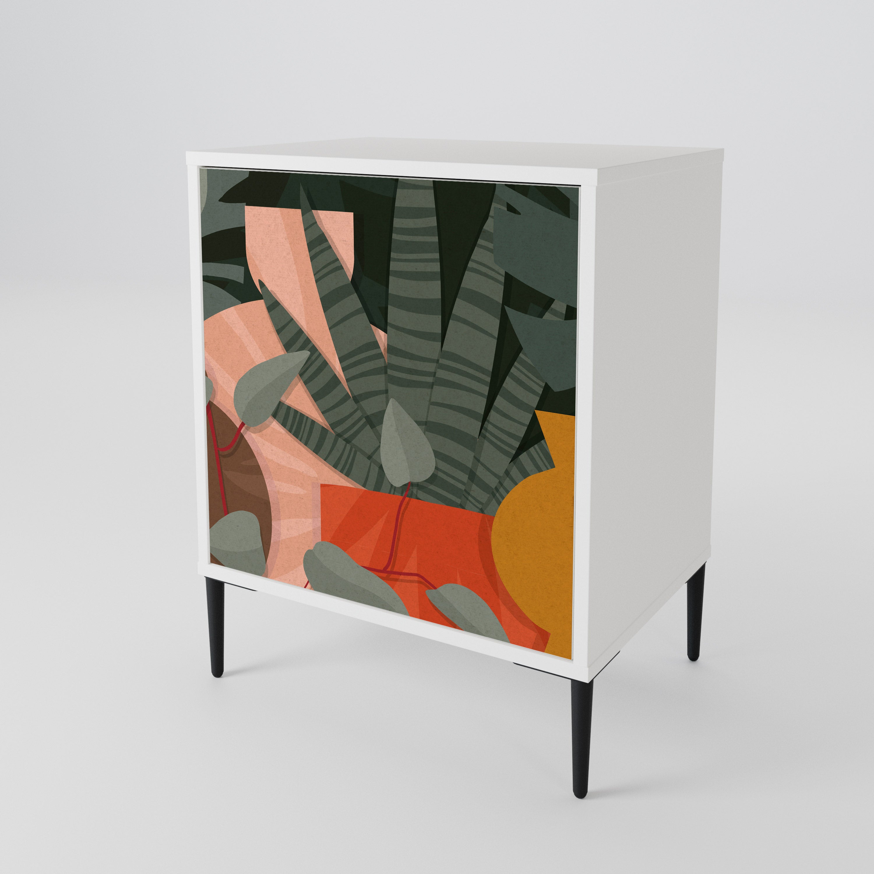 TROPICAL COMPOSITION 1-Door Sideboard