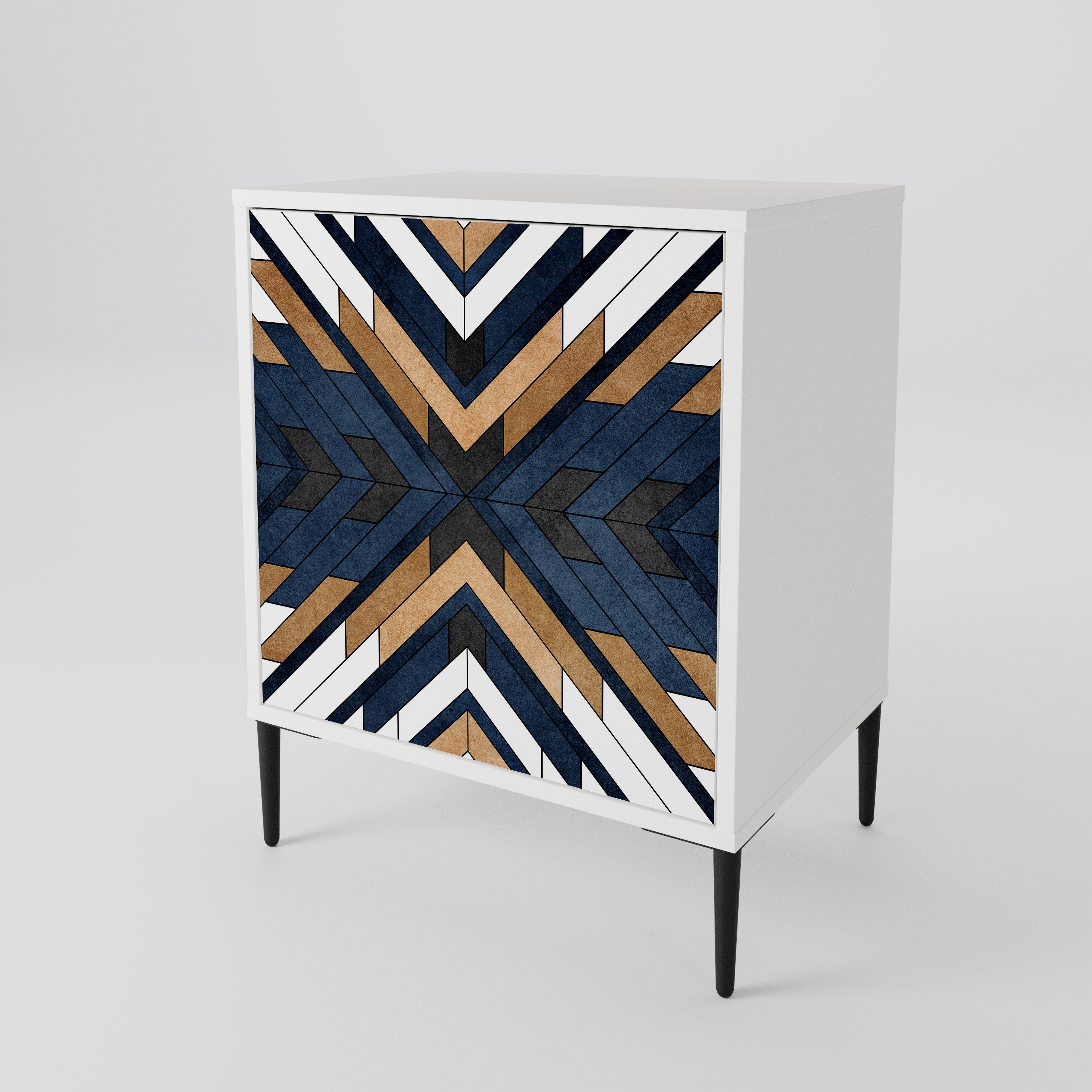 ARTFUL GEOMETRY 1-Door Sideboard