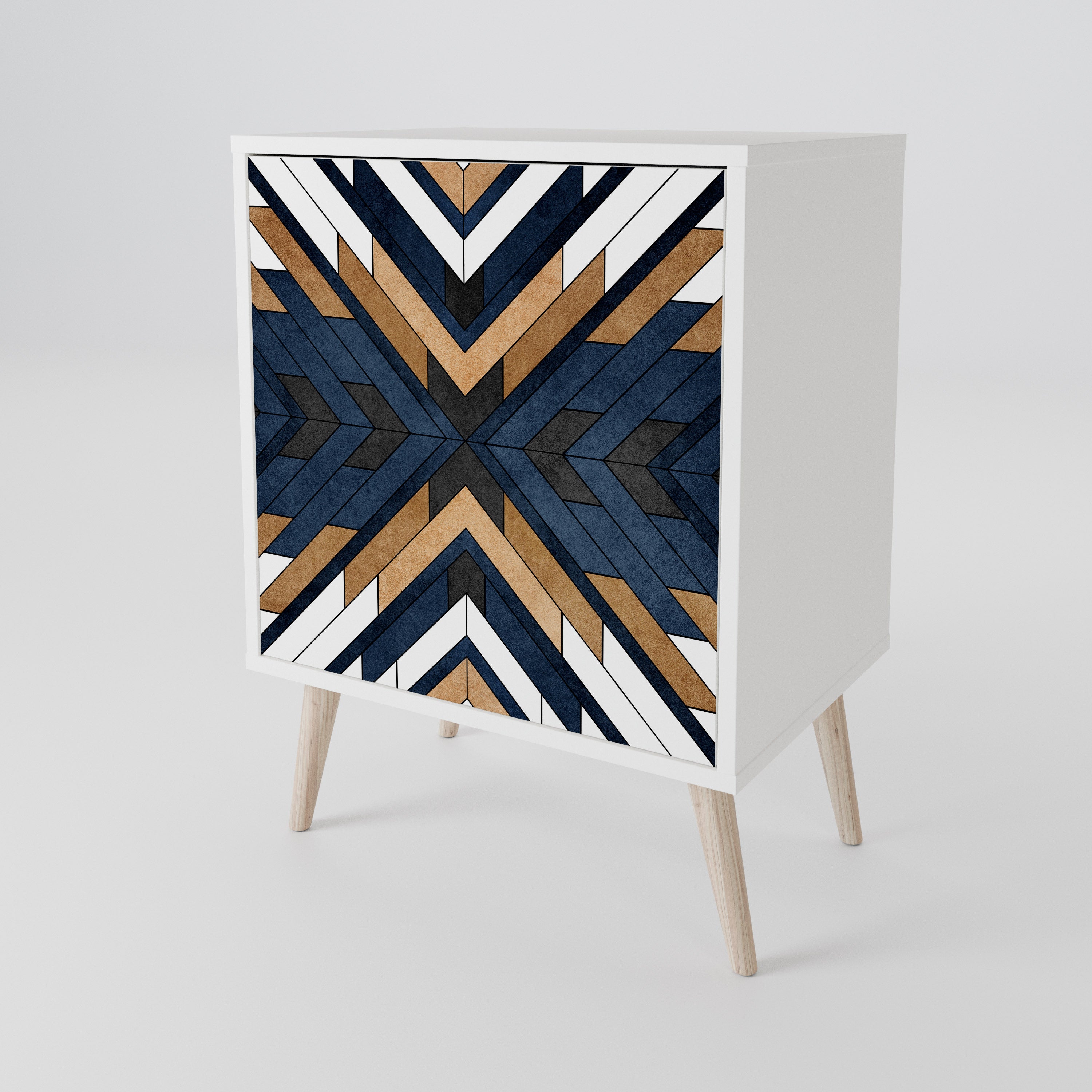 ARTFUL GEOMETRY 1-Door Sideboard