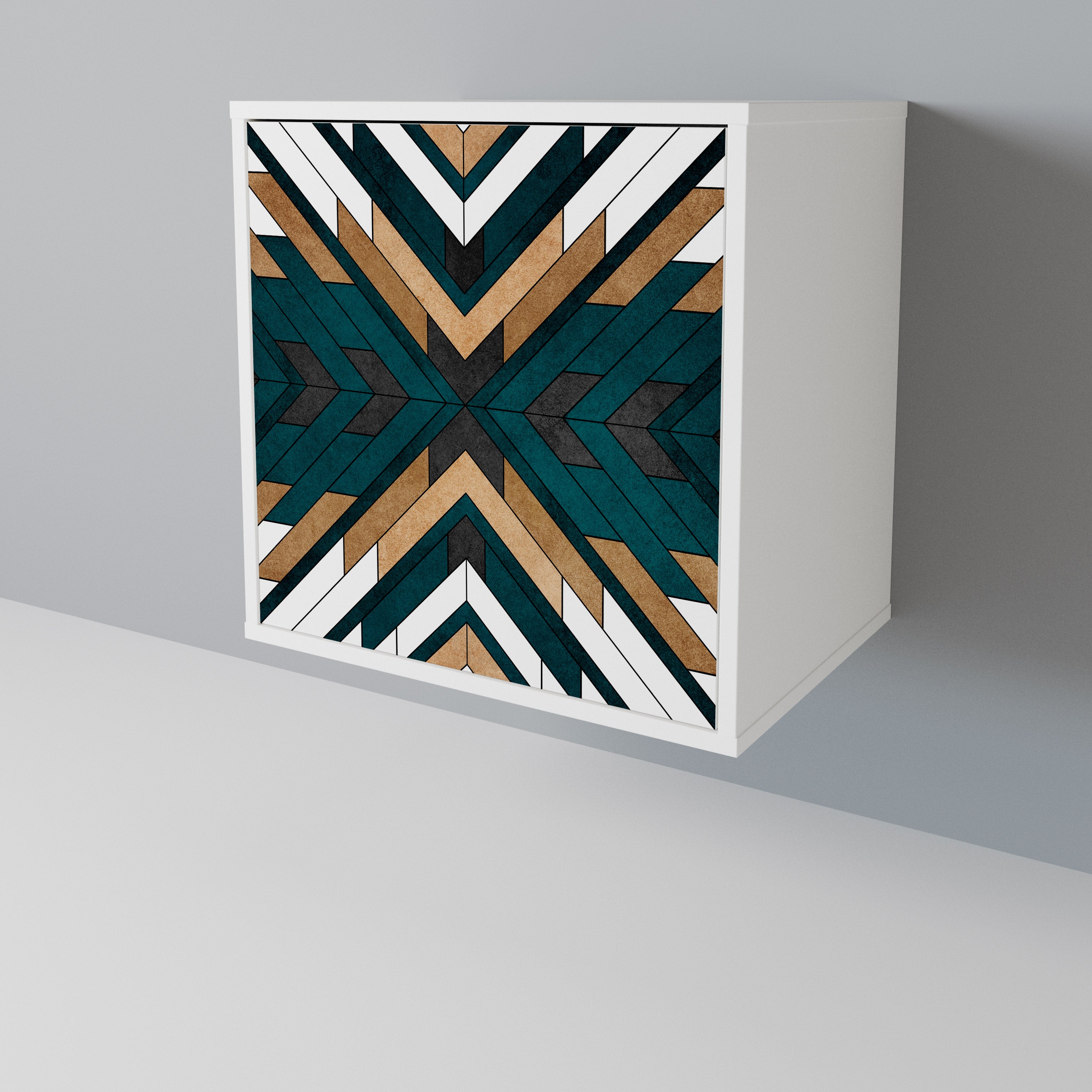 ARTISTIC GEOMETRY 1-Door Sideboard