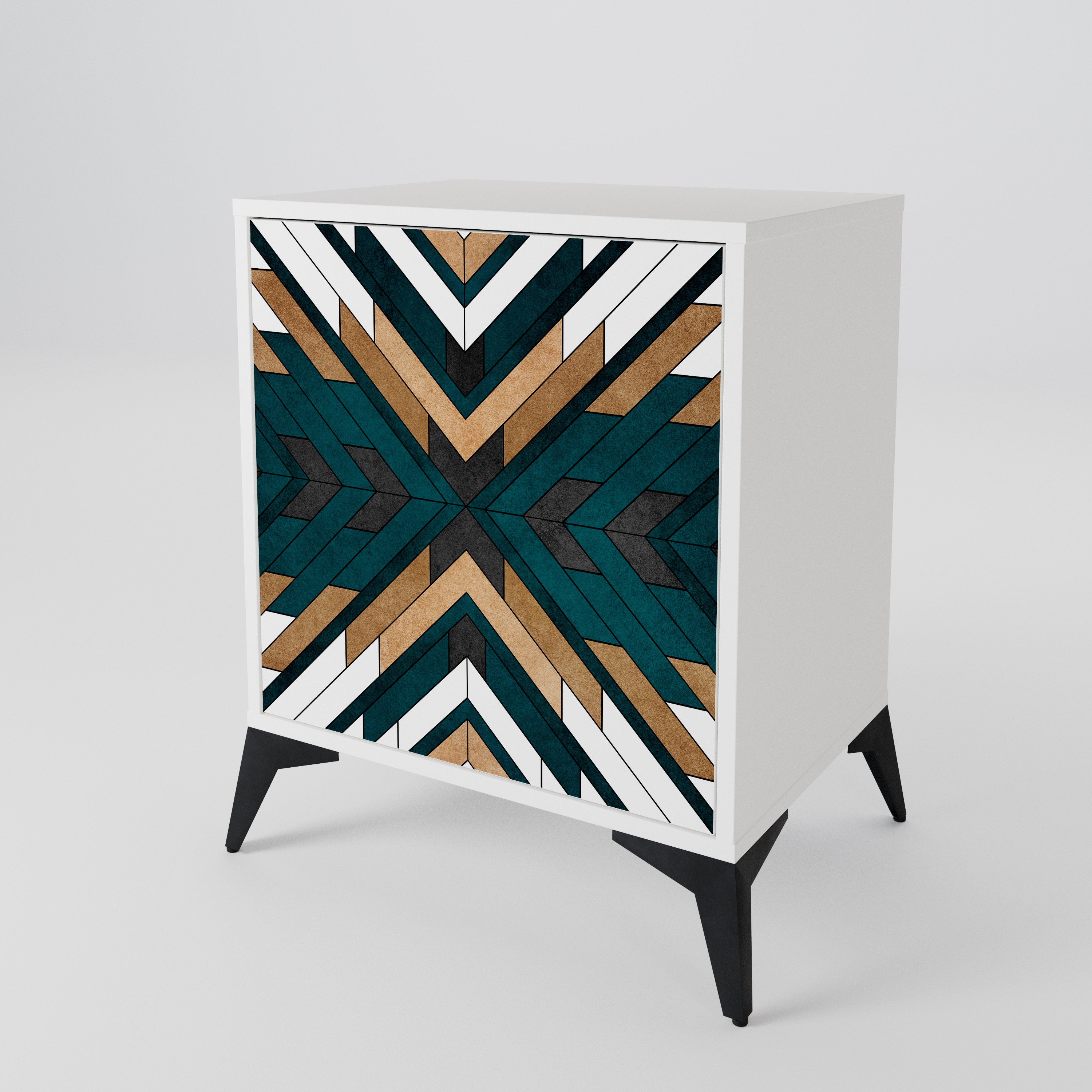 ARTISTIC GEOMETRY 1-Door Sideboard