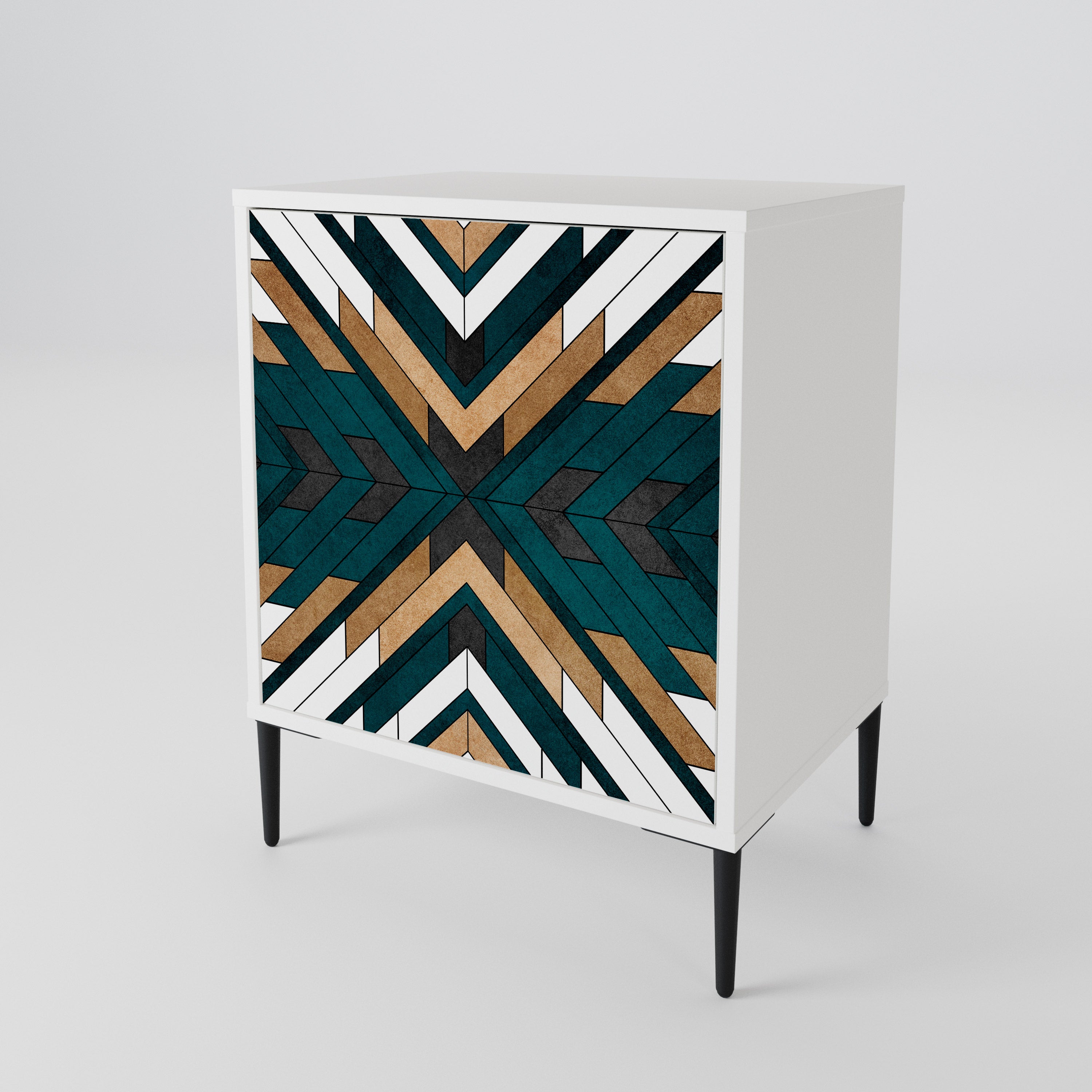 ARTISTIC GEOMETRY 1-Door Sideboard