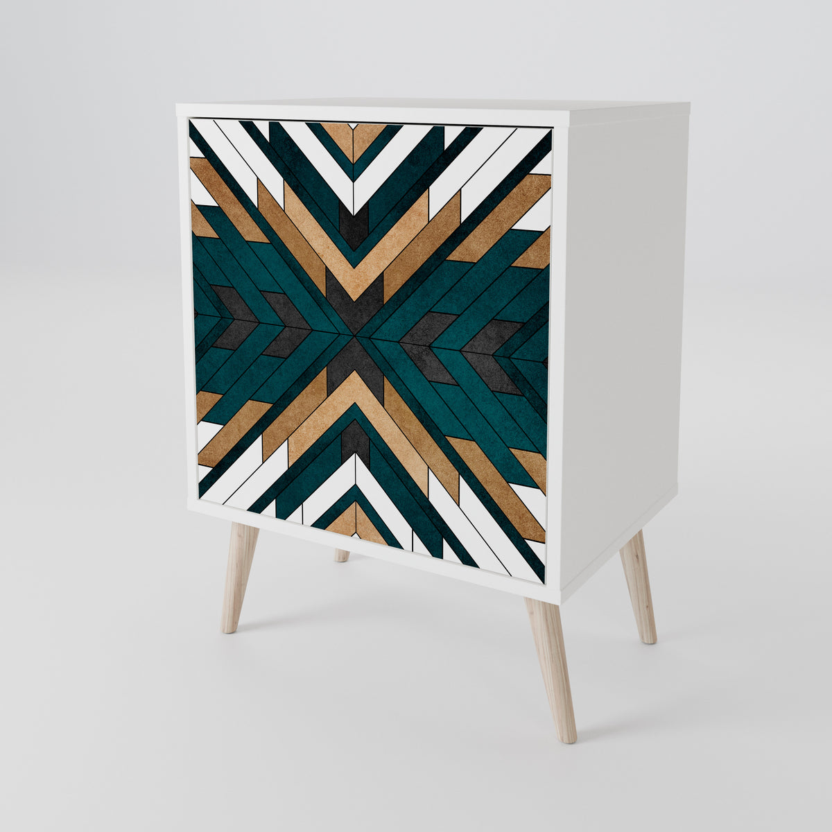 ARTISTIC GEOMETRY 1-Door Sideboard