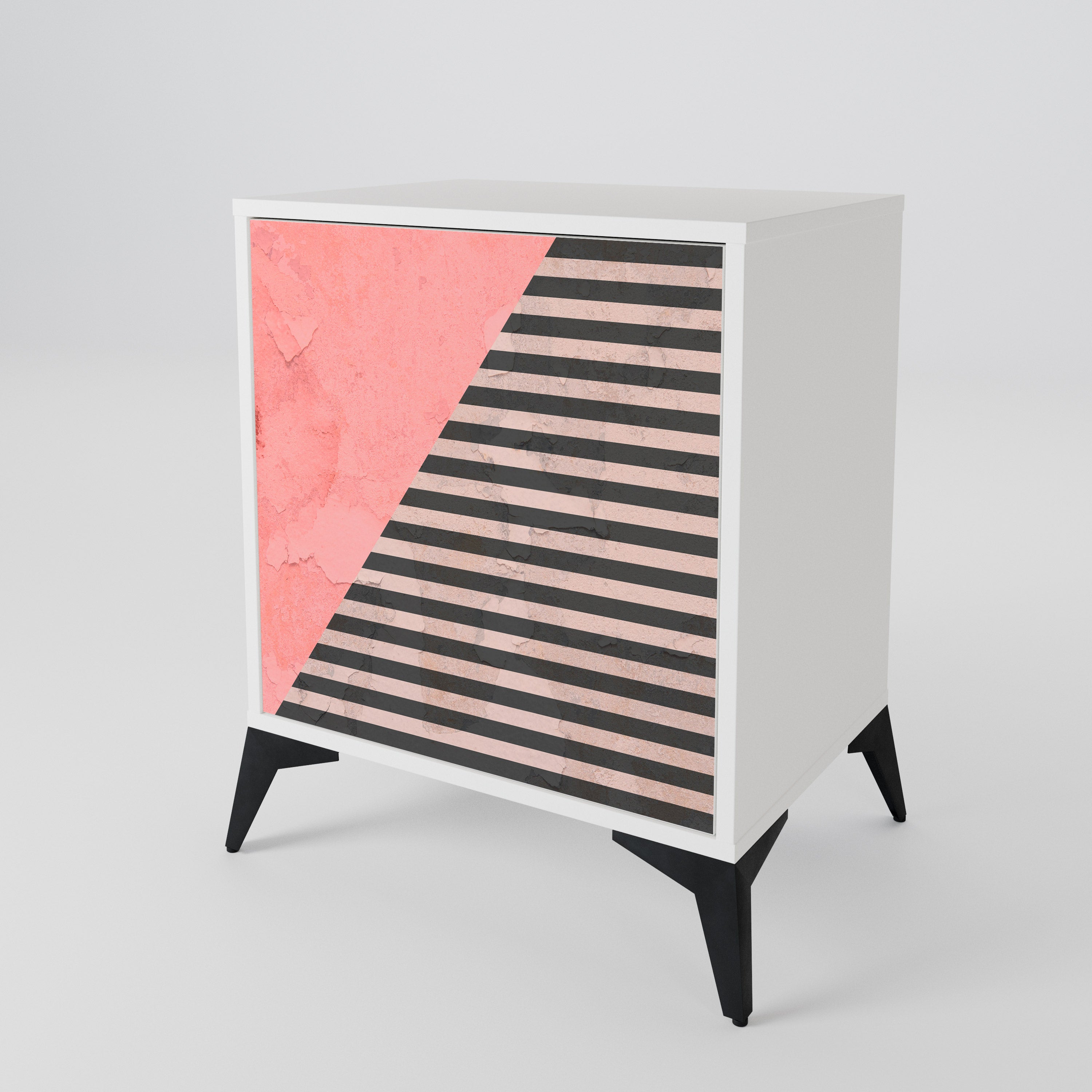 GLAMOROUS STRIPE 1-Door Sideboard