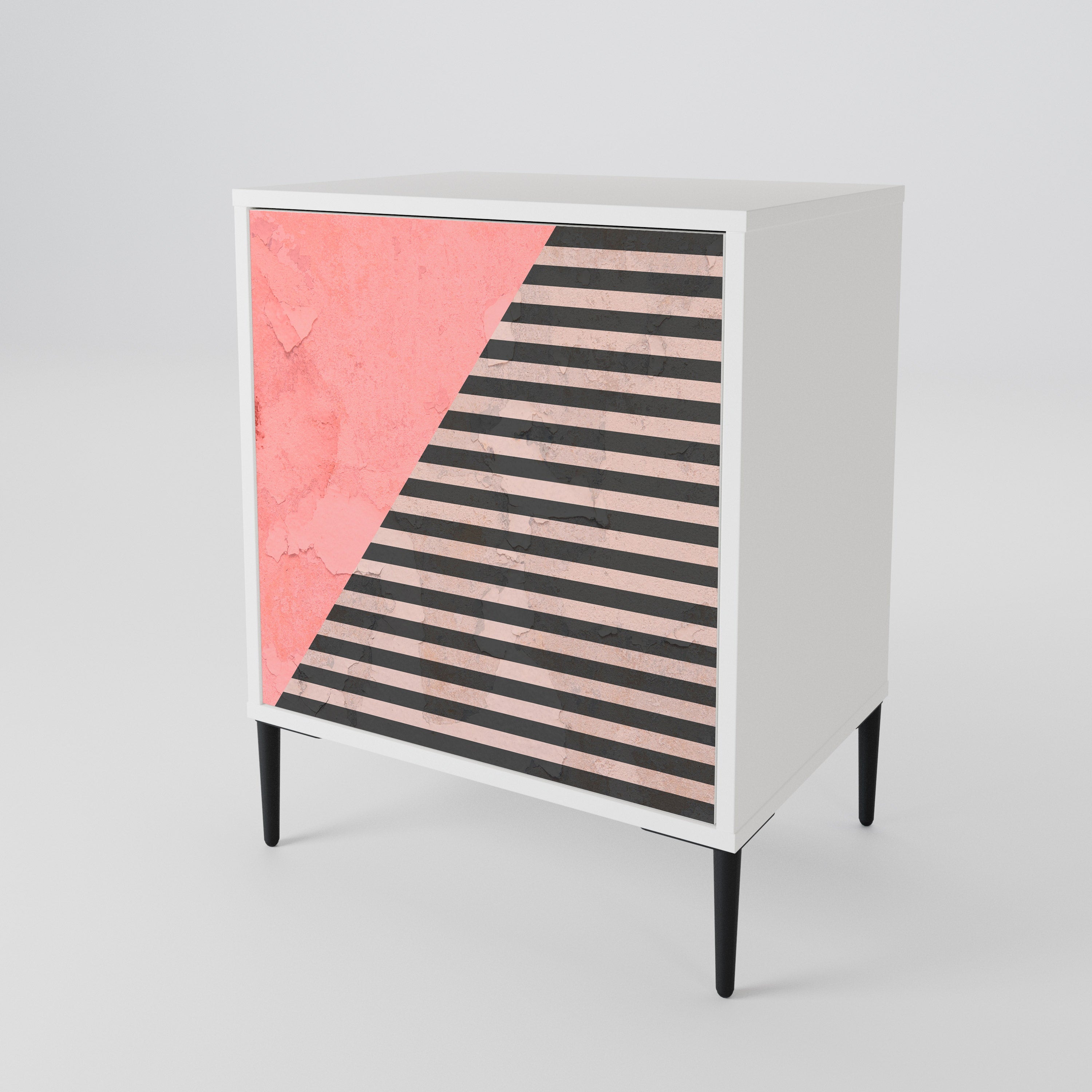 GLAMOROUS STRIPE 1-Door Sideboard