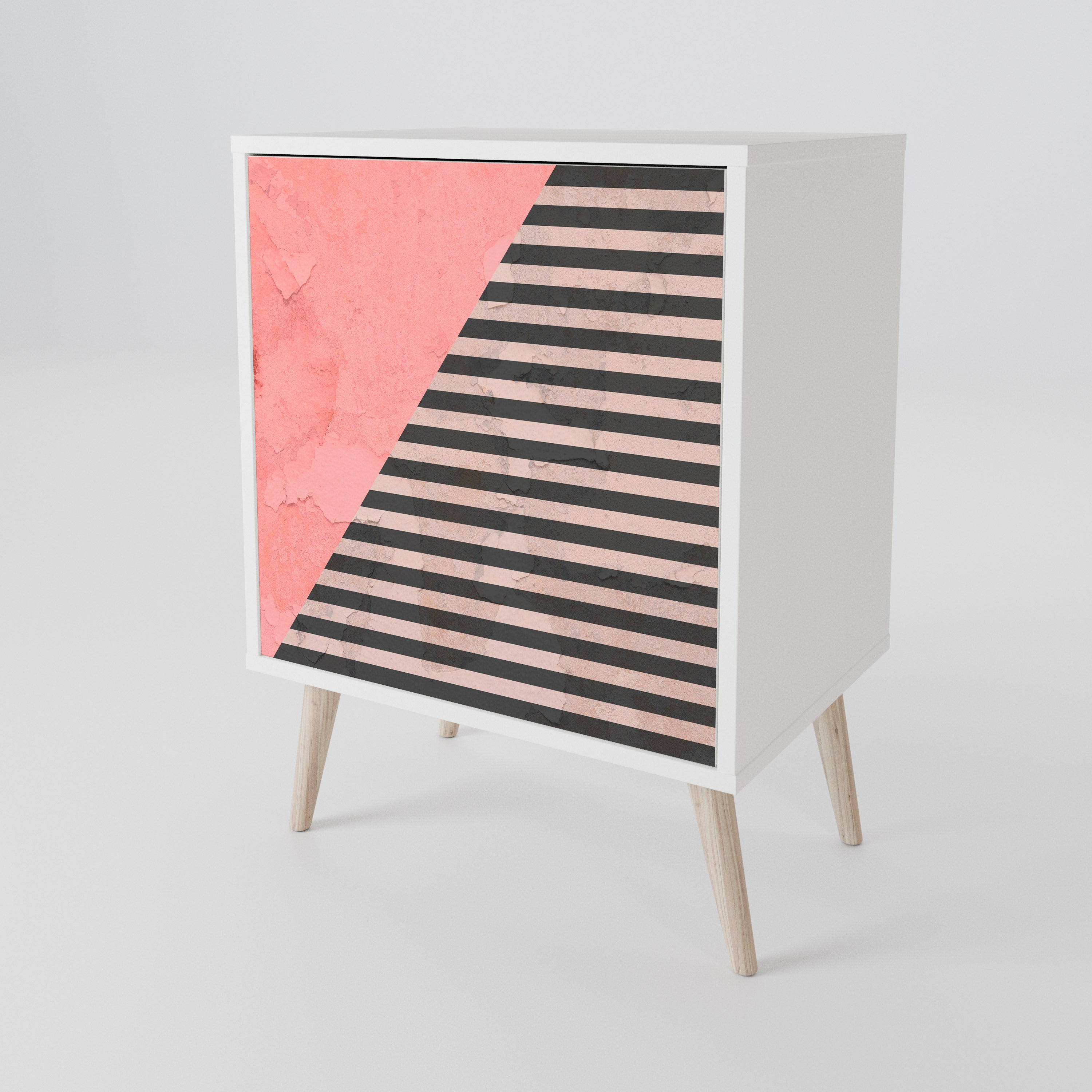 GLAMOROUS STRIPE 1-Door Sideboard