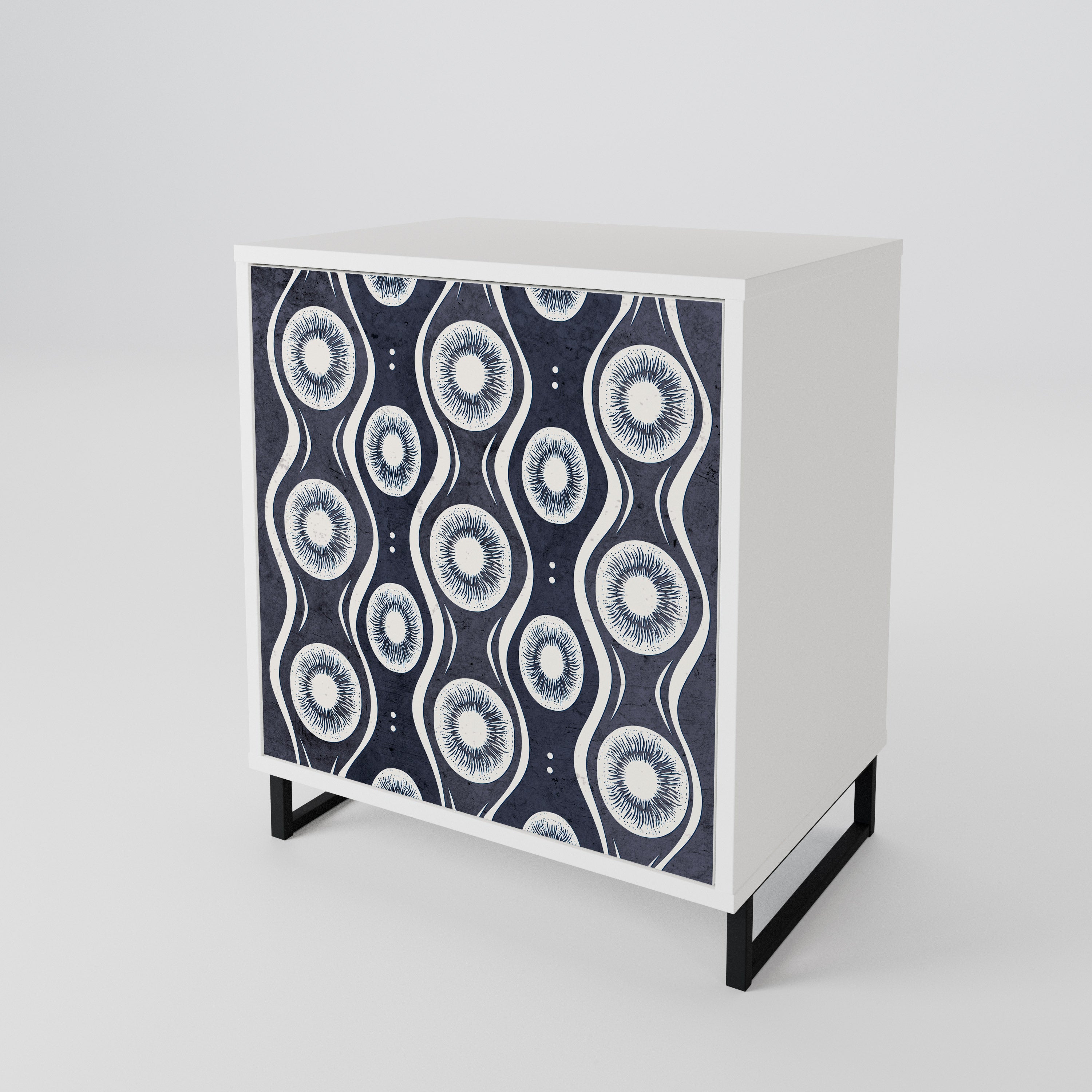 GRAPHITE EYES 1-Door Sideboard