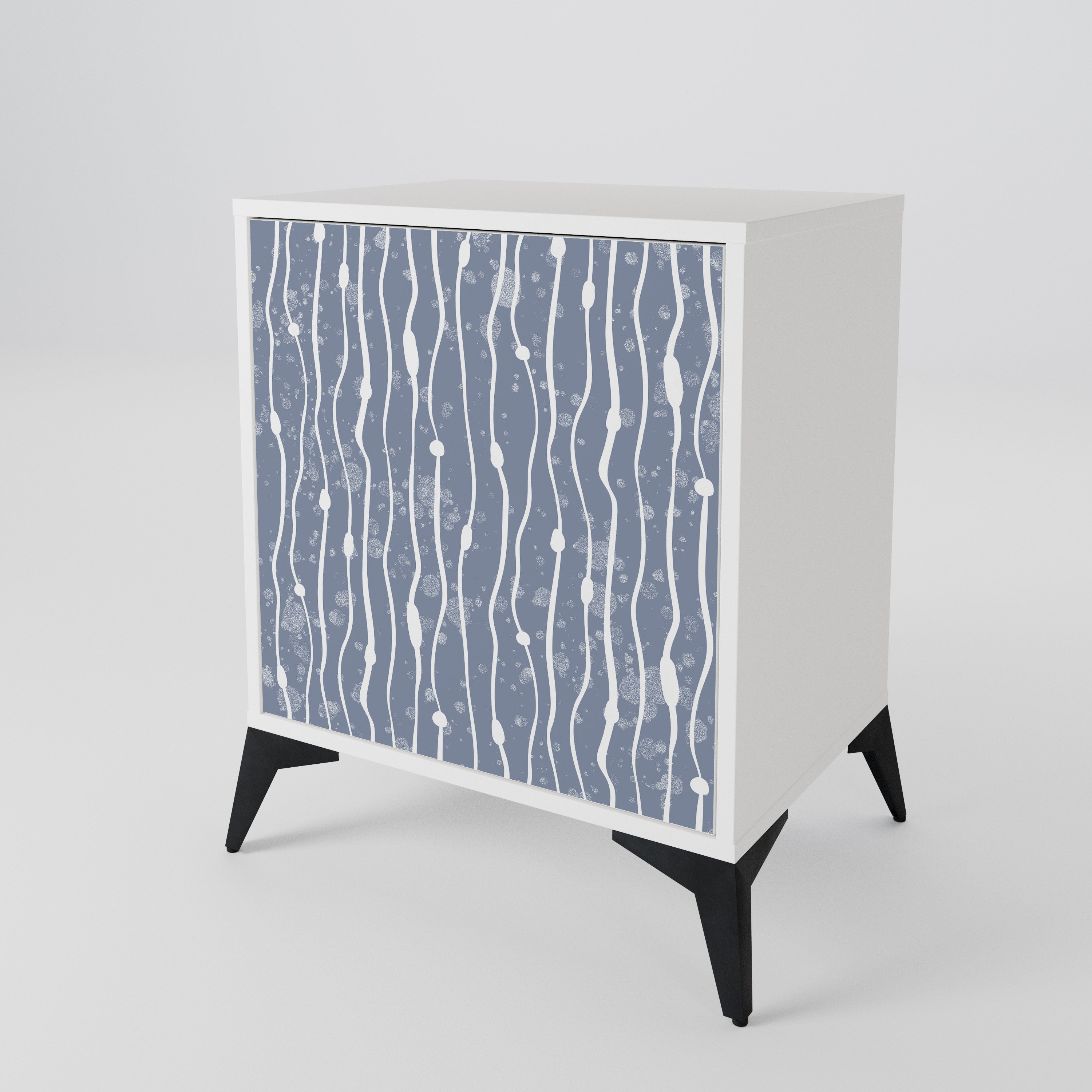 GRAPHITE RAIN 1-Door Sideboard
