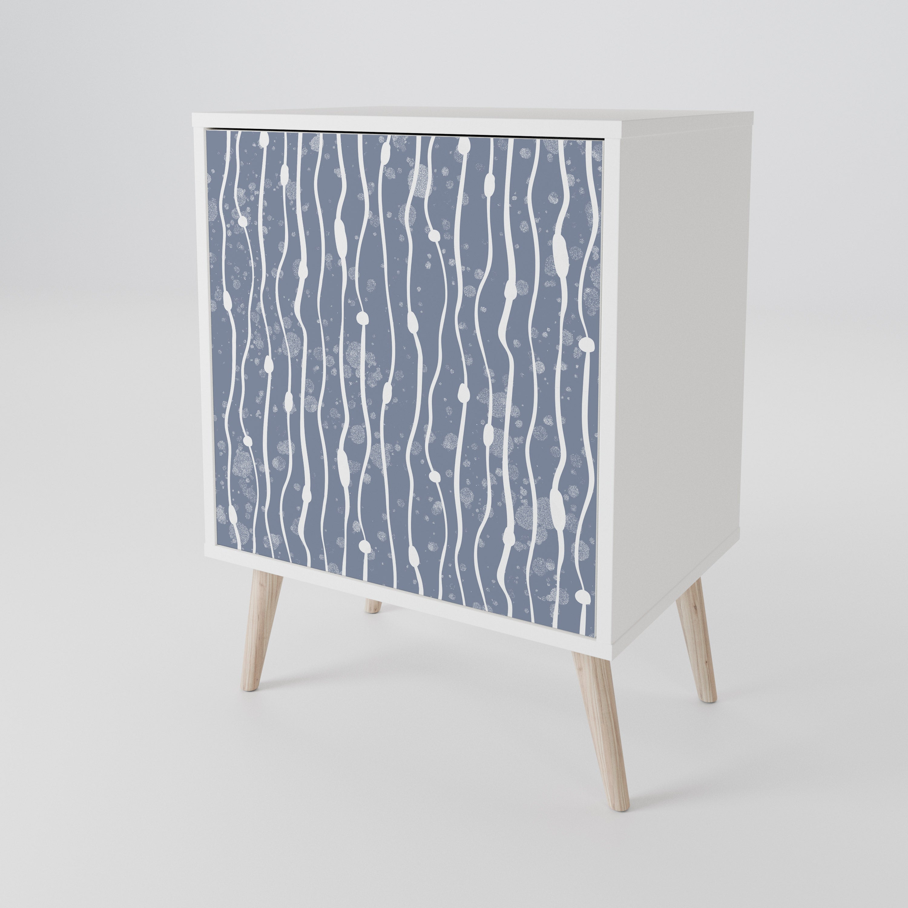 GRAPHITE RAIN 1-Door Sideboard