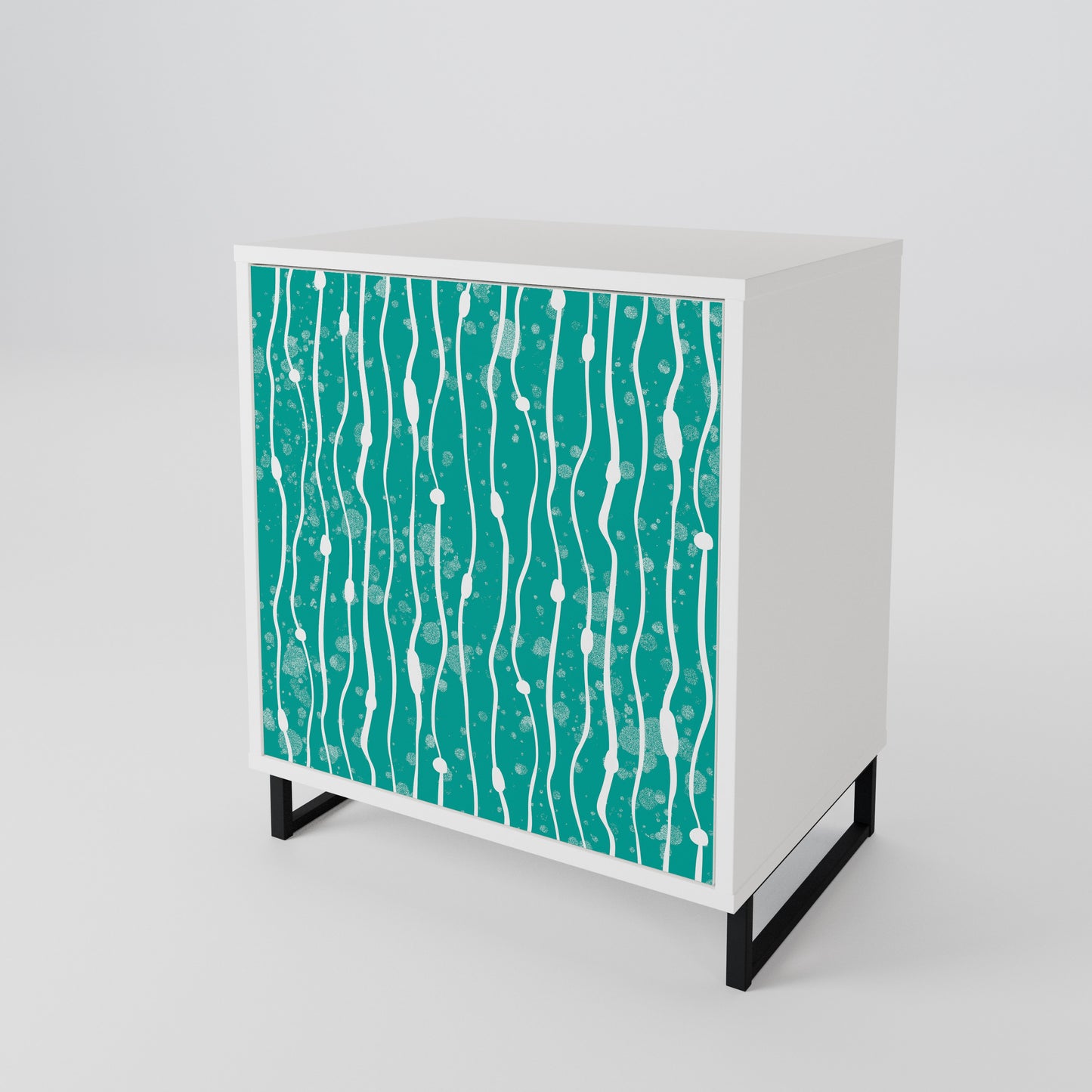 TURQUOISE RAIN 1-türiges Sideboard