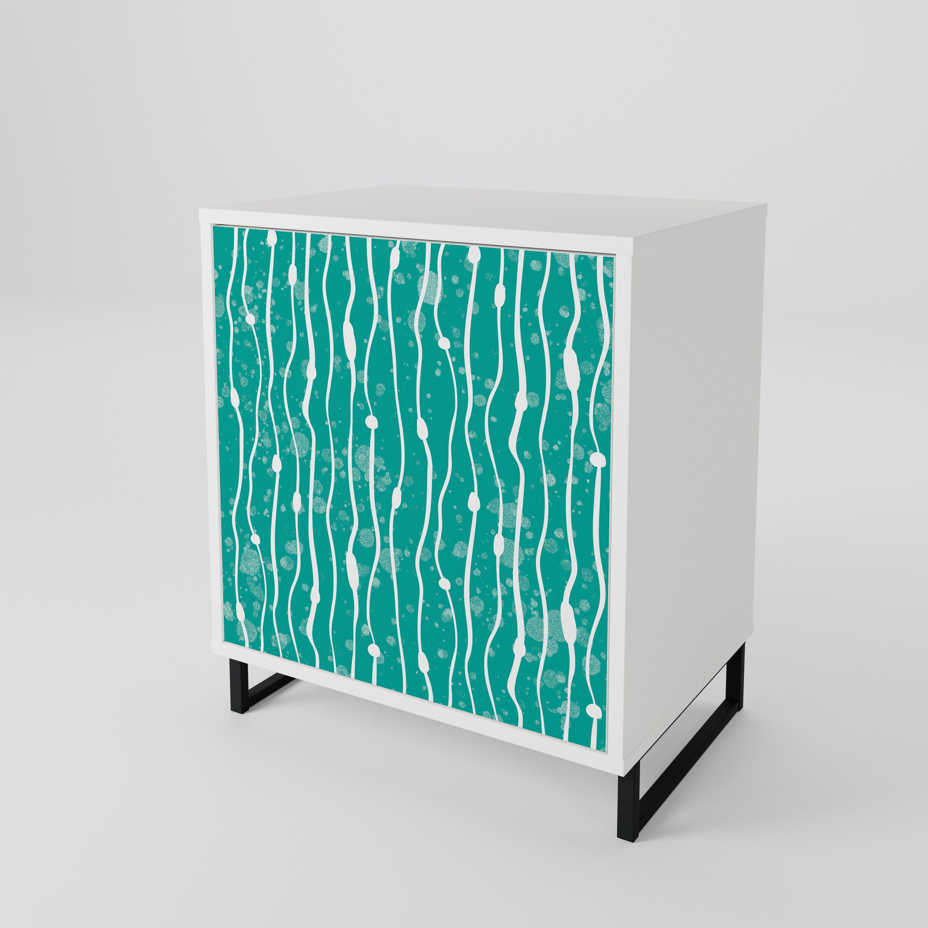 TURQUOISE RAIN 1-Door Sideboard