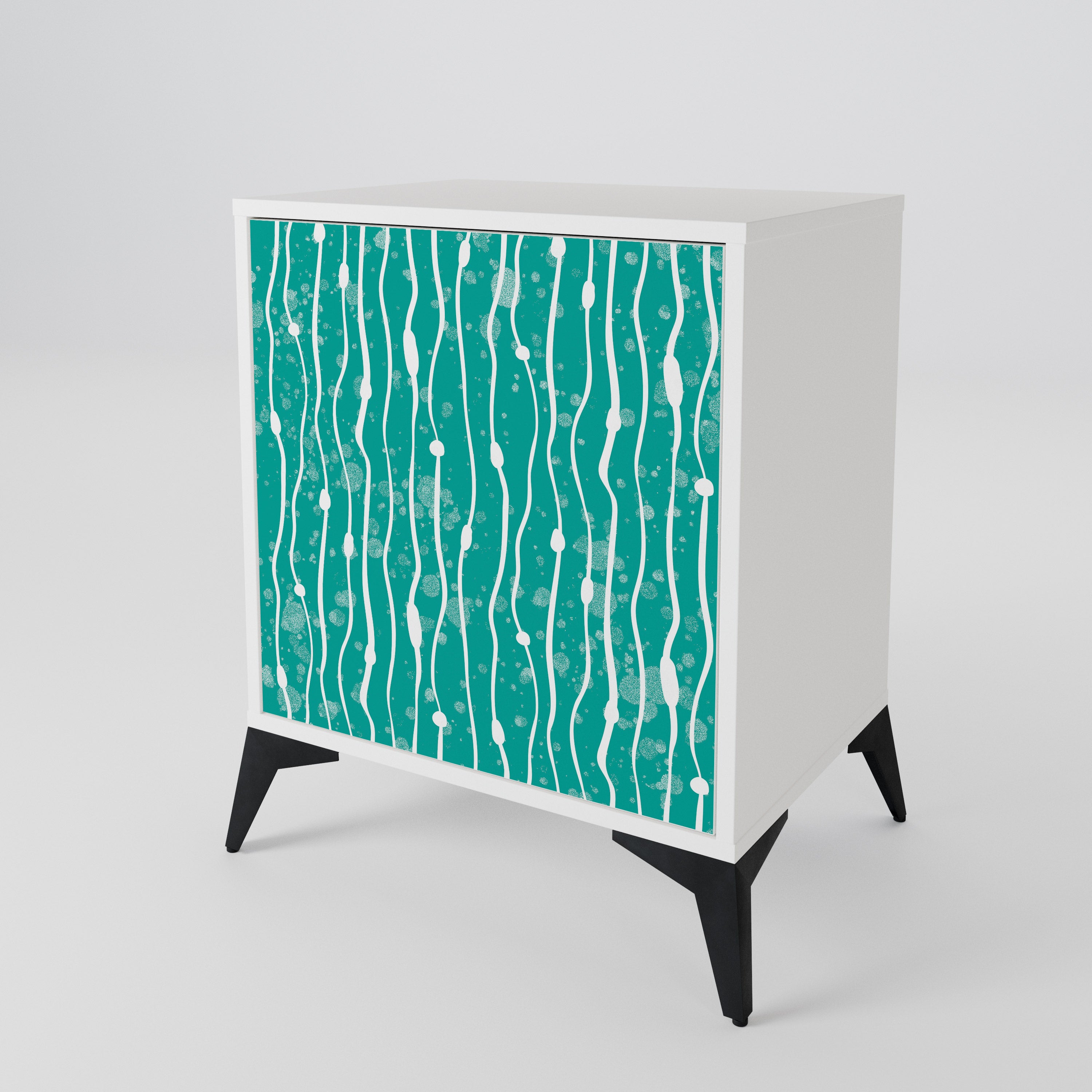 TURQUOISE RAIN 1-Door Sideboard