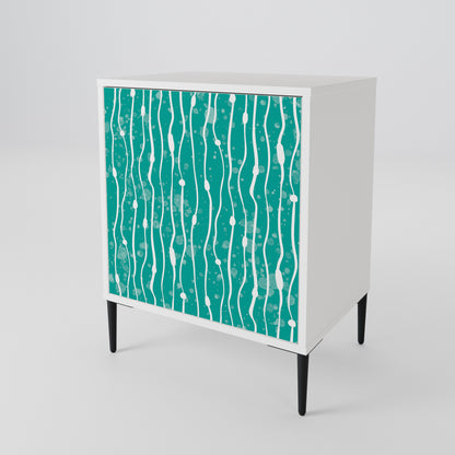 TURQUOISE RAIN 1-türiges Sideboard