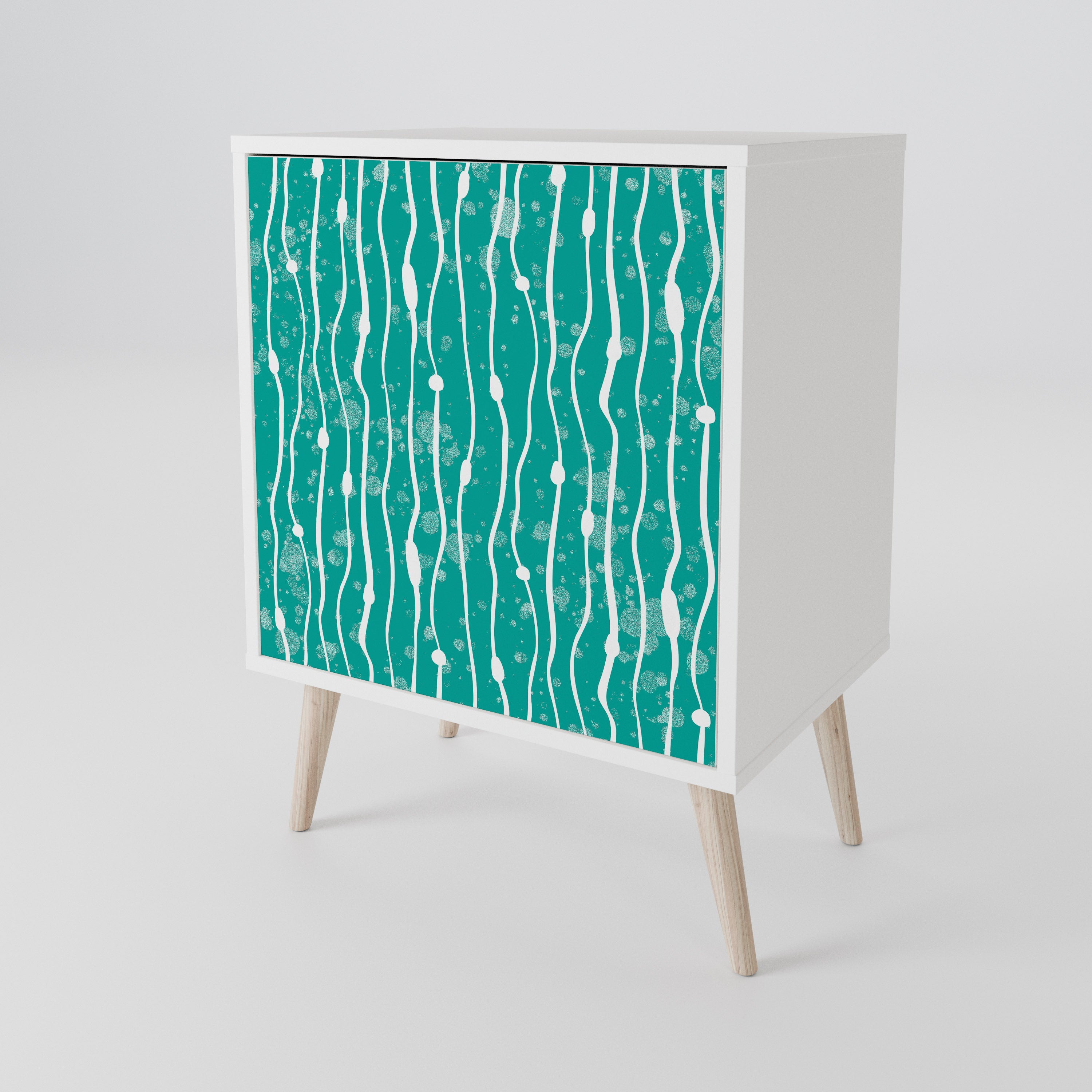TURQUOISE RAIN 1-Door Sideboard