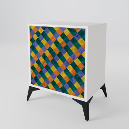 PAINTED SQUARES MIX 1-türiges Sideboard