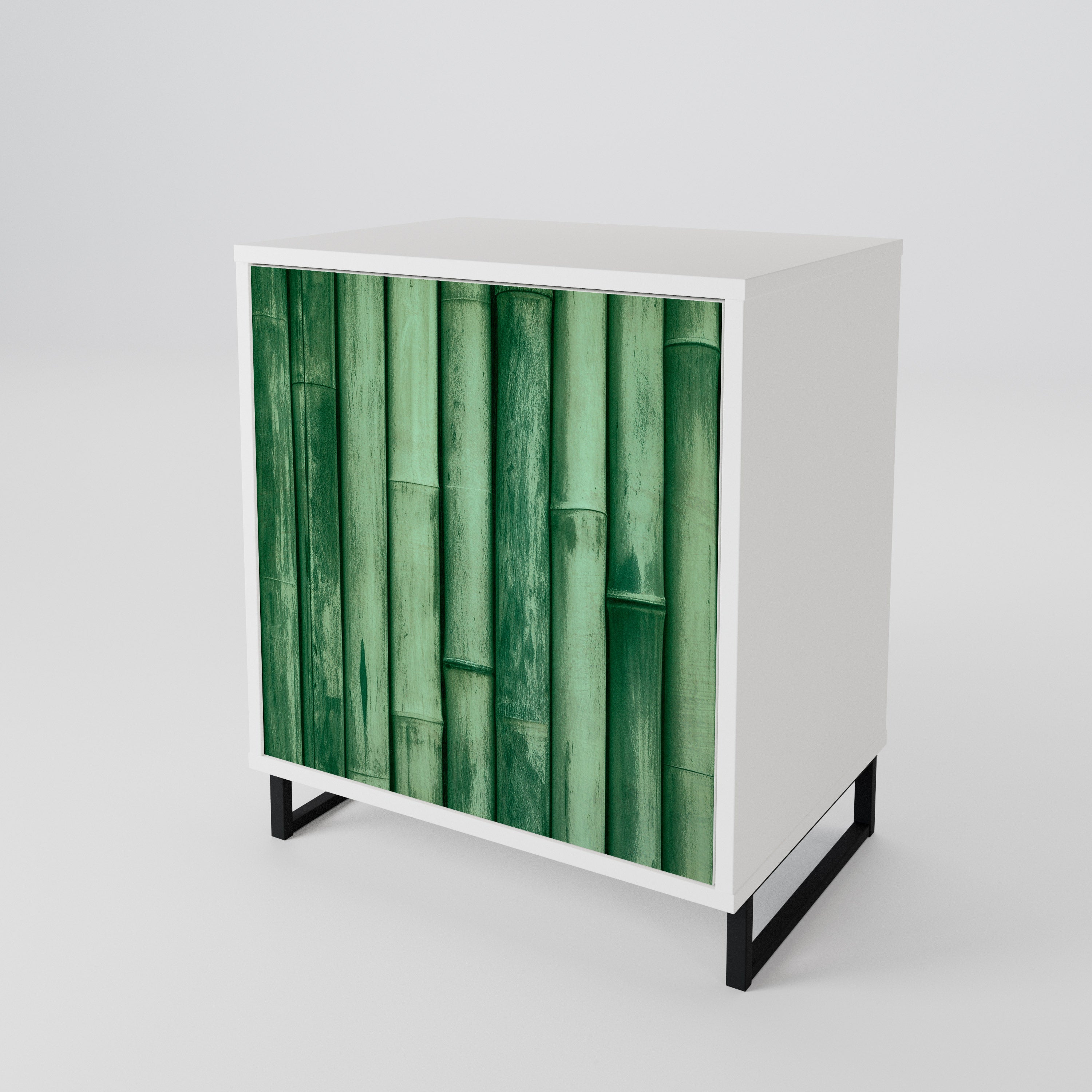 NATURAL GREEN 1-Door Sideboard