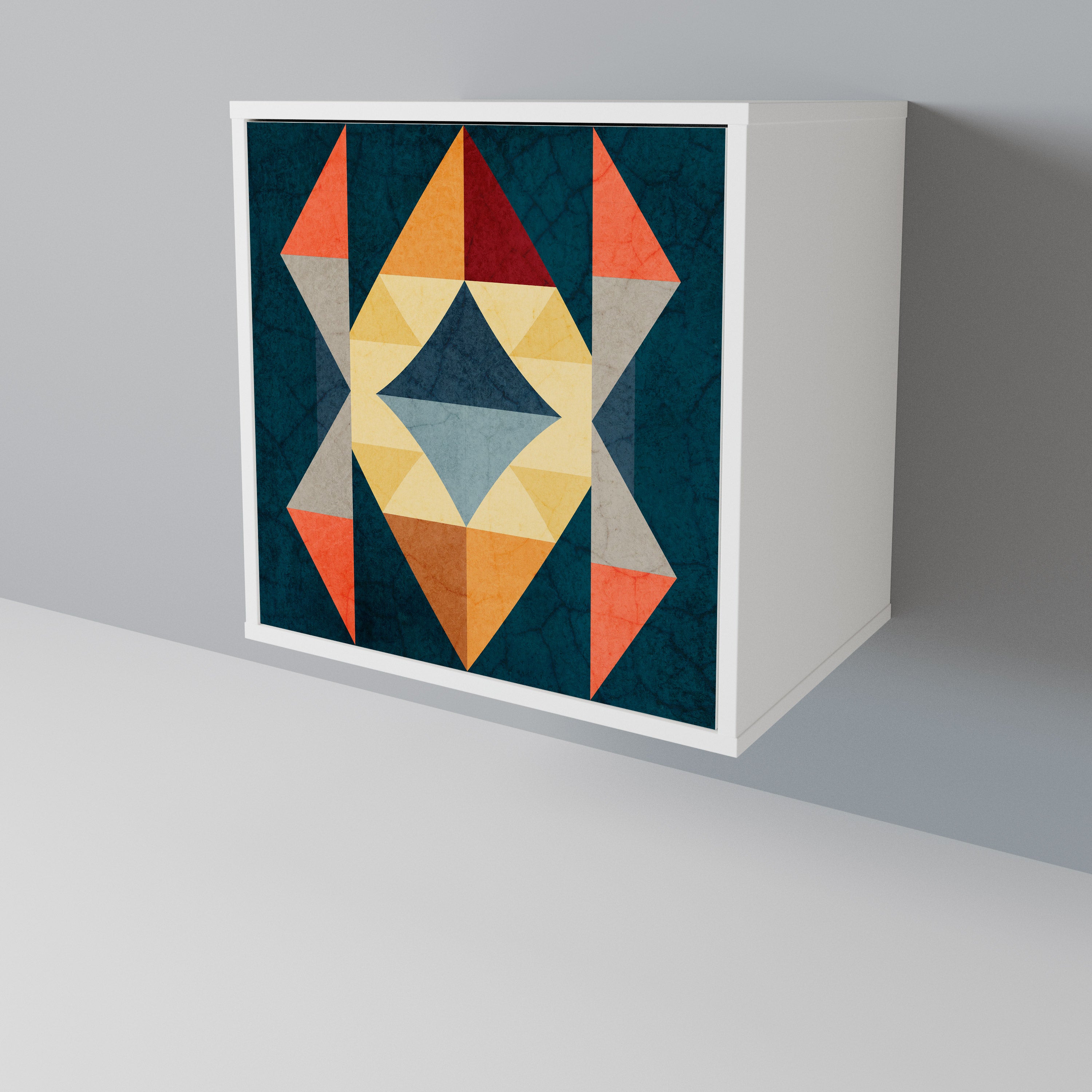 CRACKED ILLUSION 1-Door Sideboard