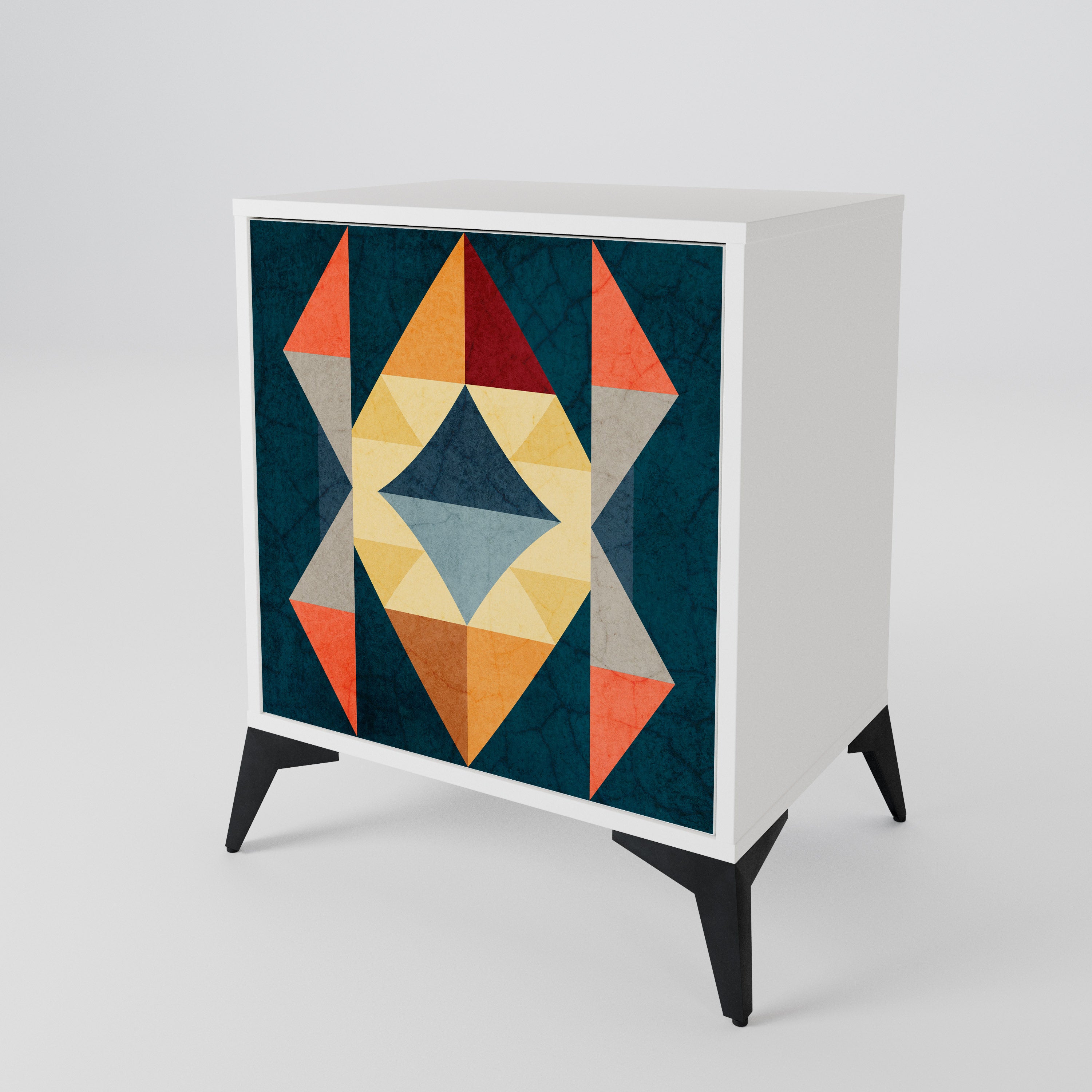 CRACKED ILLUSION 1-Door Sideboard