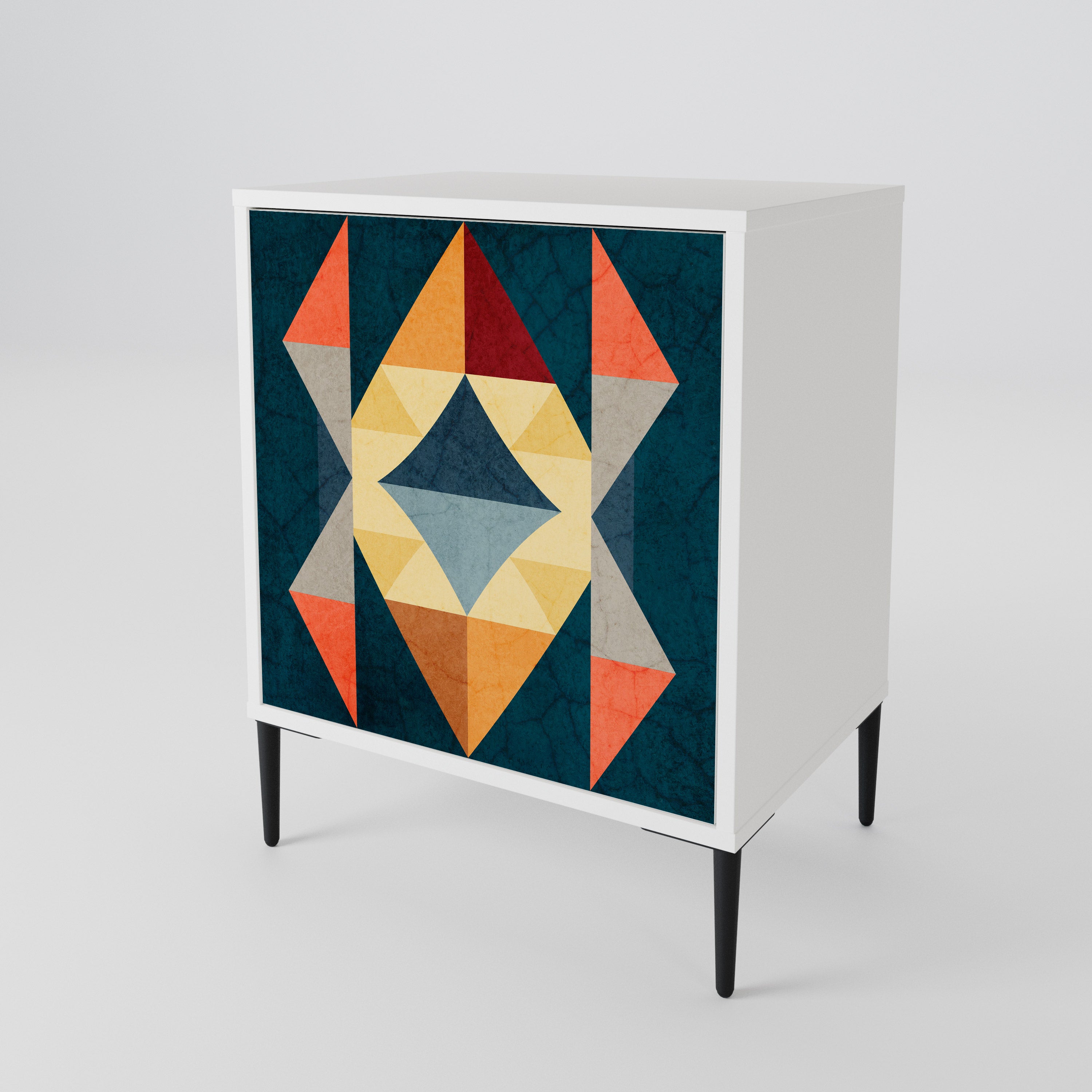 CRACKED ILLUSION 1-Door Sideboard