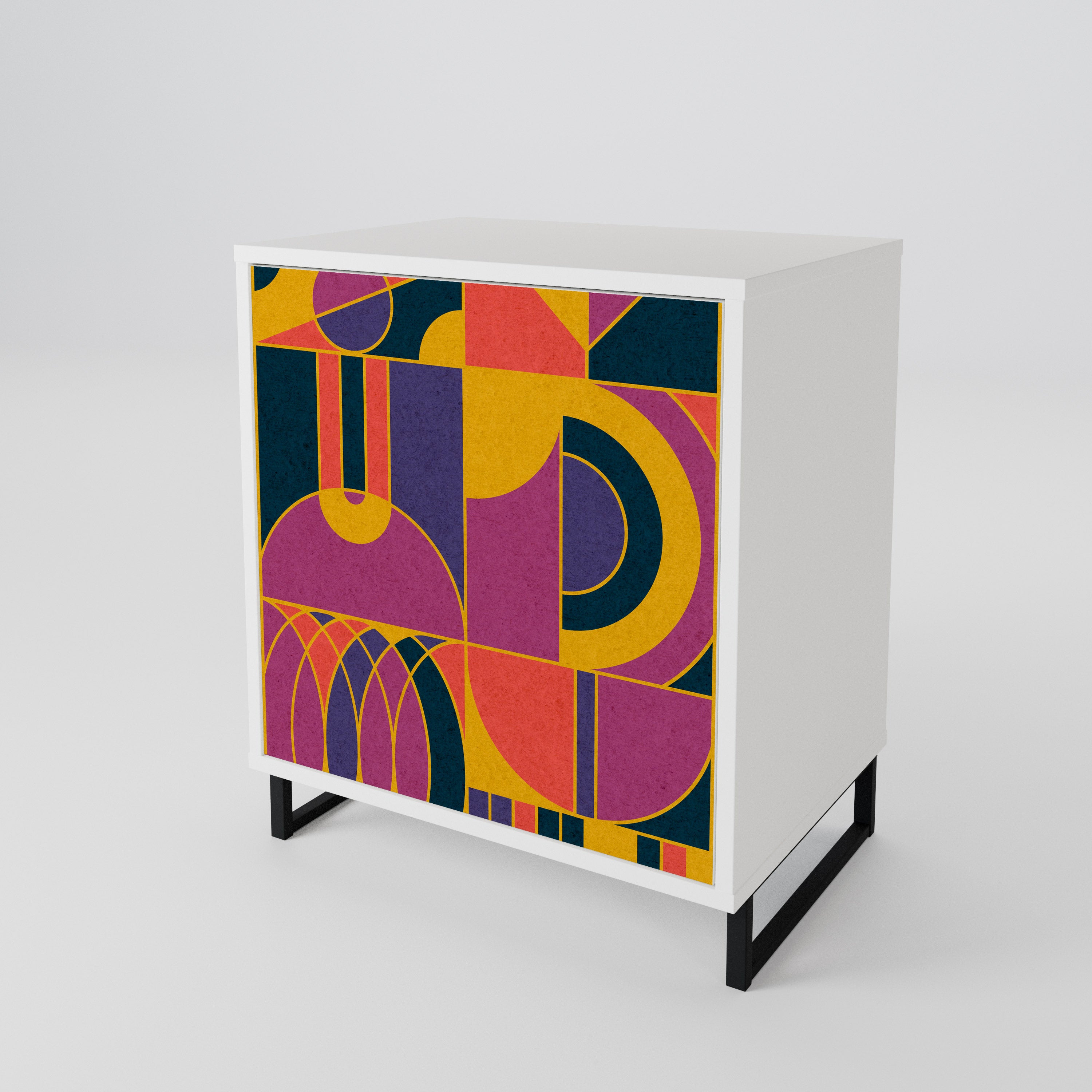 ELECTRIC PATTERNS 1-Door Sideboard