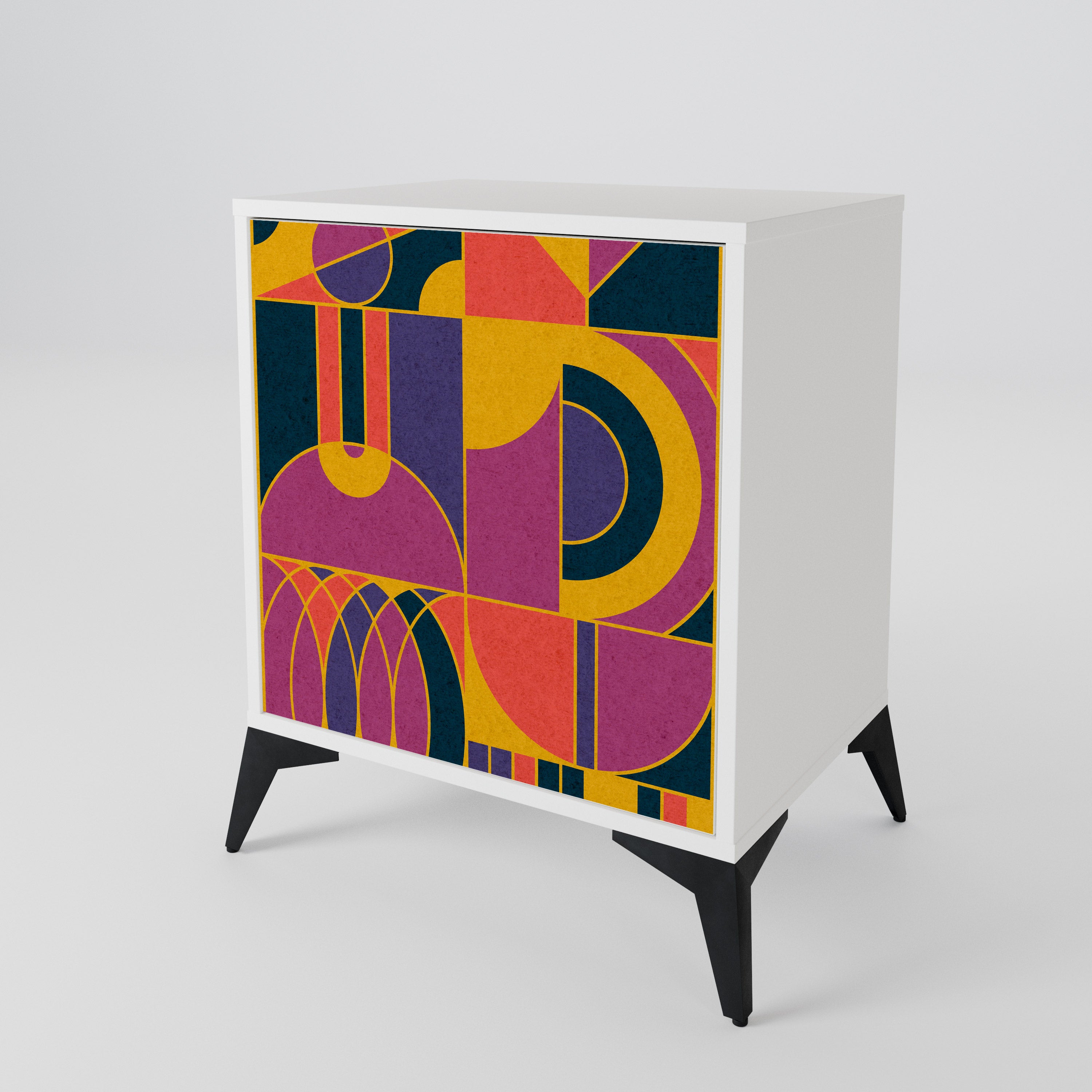 ELECTRIC PATTERNS 1-Door Sideboard