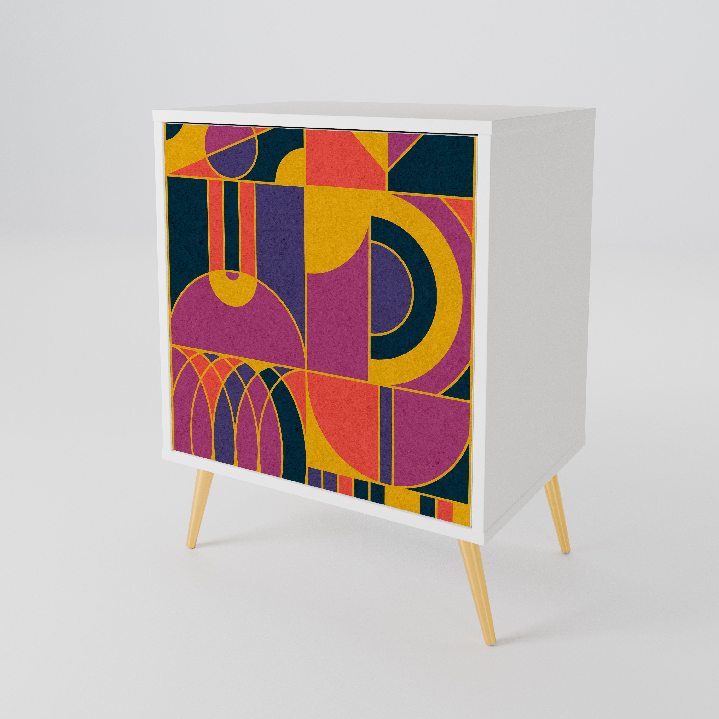 ELECTRIC PATTERNS 1-Door Sideboard