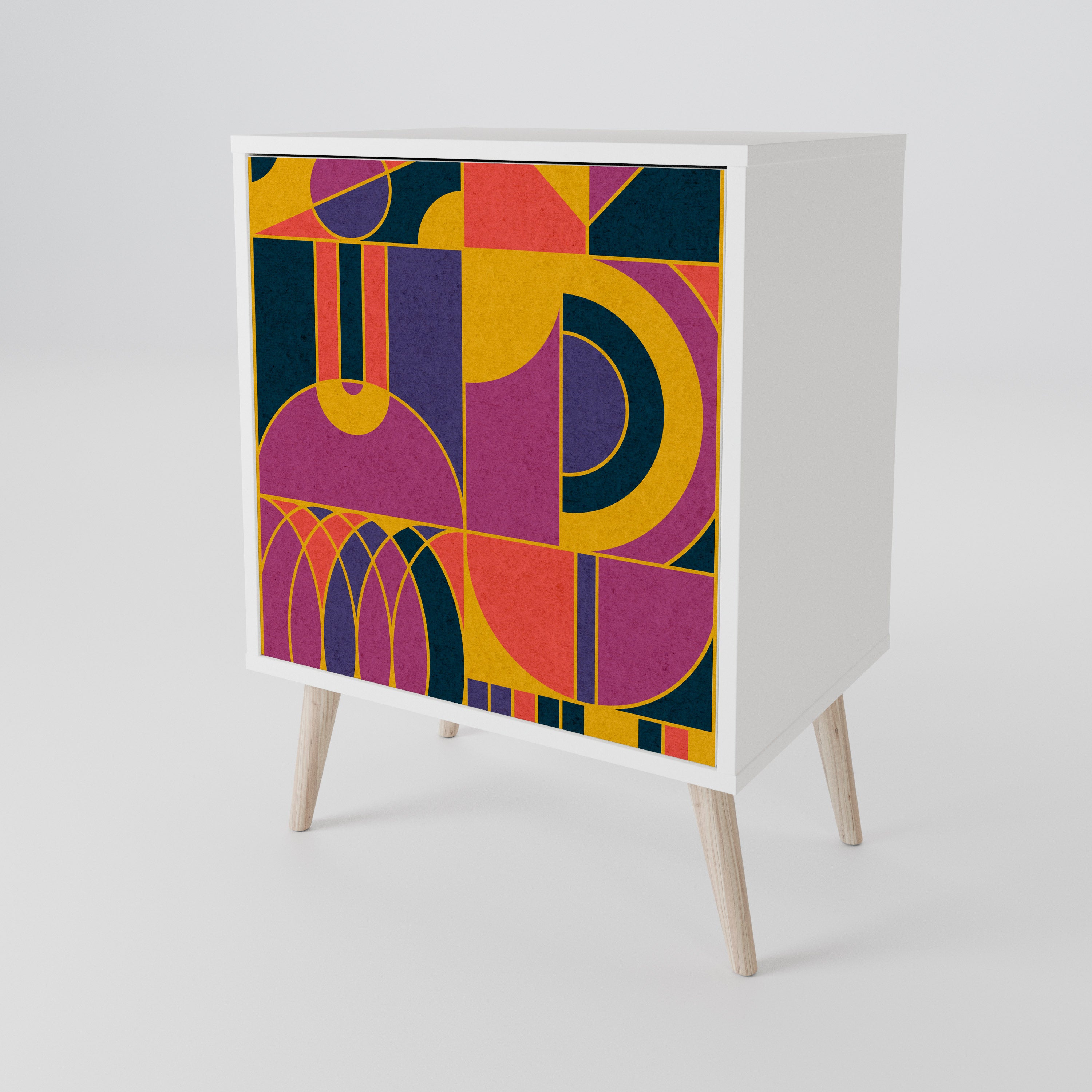 ELECTRIC PATTERNS 1-Door Sideboard
