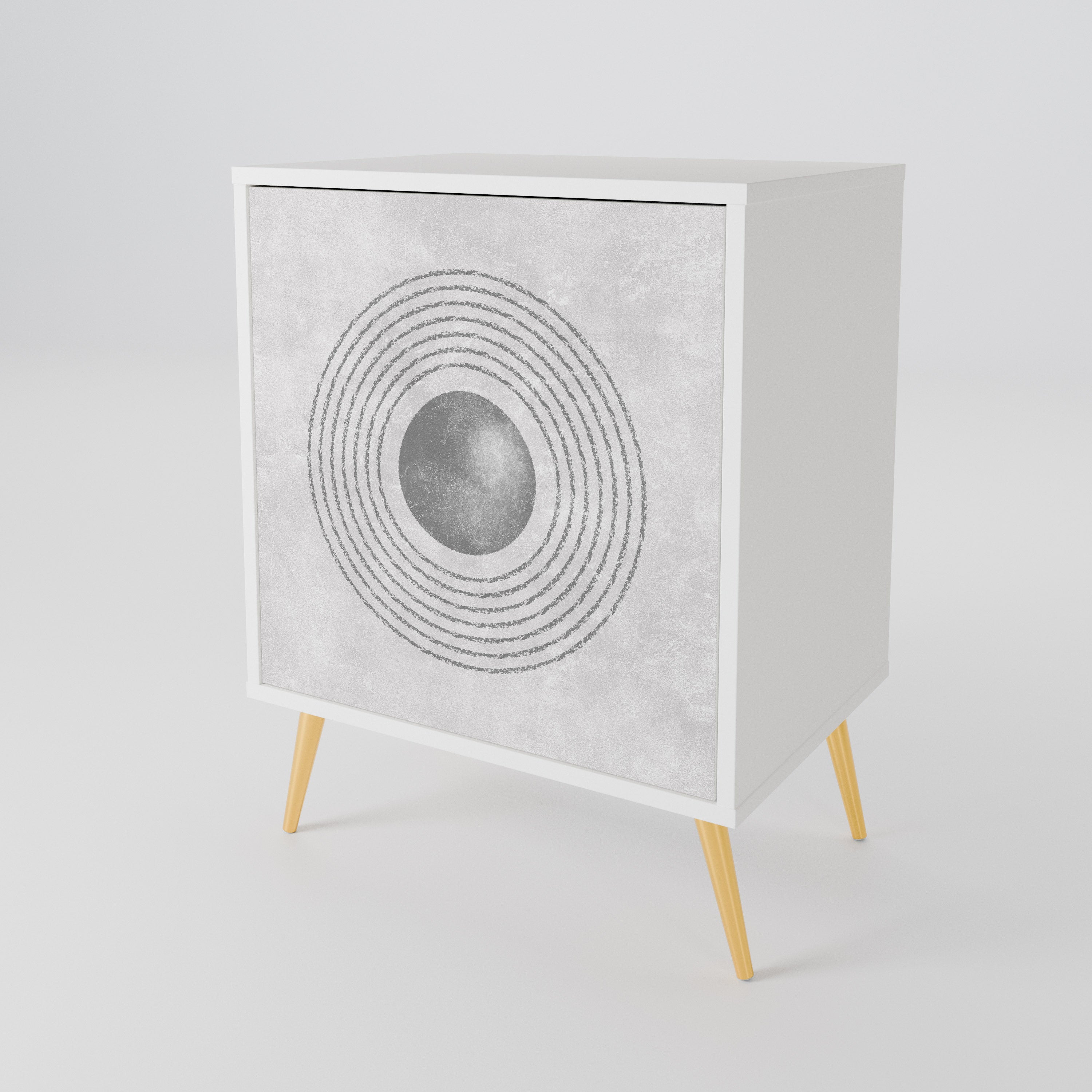 SOLID CIRCLES 1-Door Sideboard