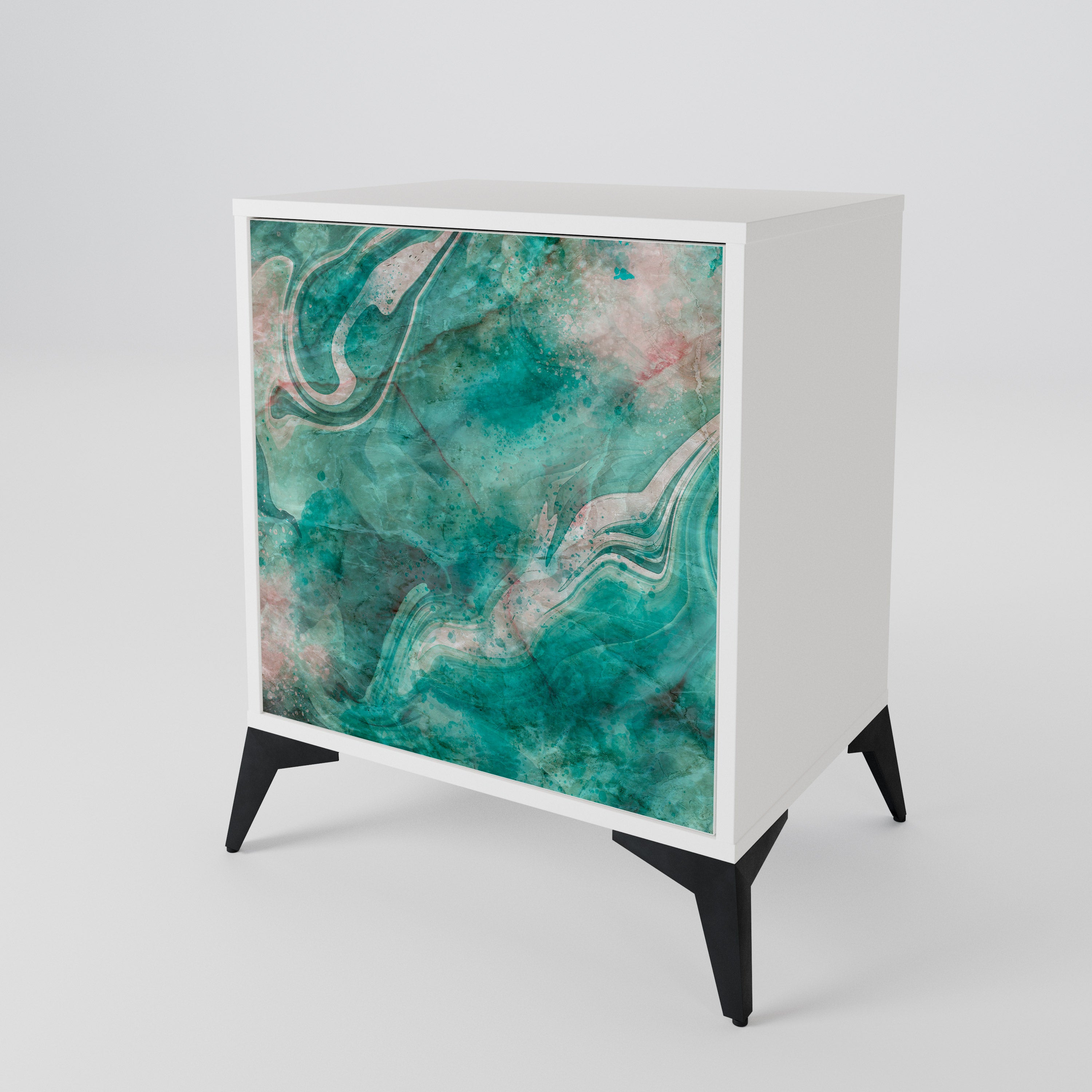 ABSTRACT ALCHEMY 1-Door Sideboard