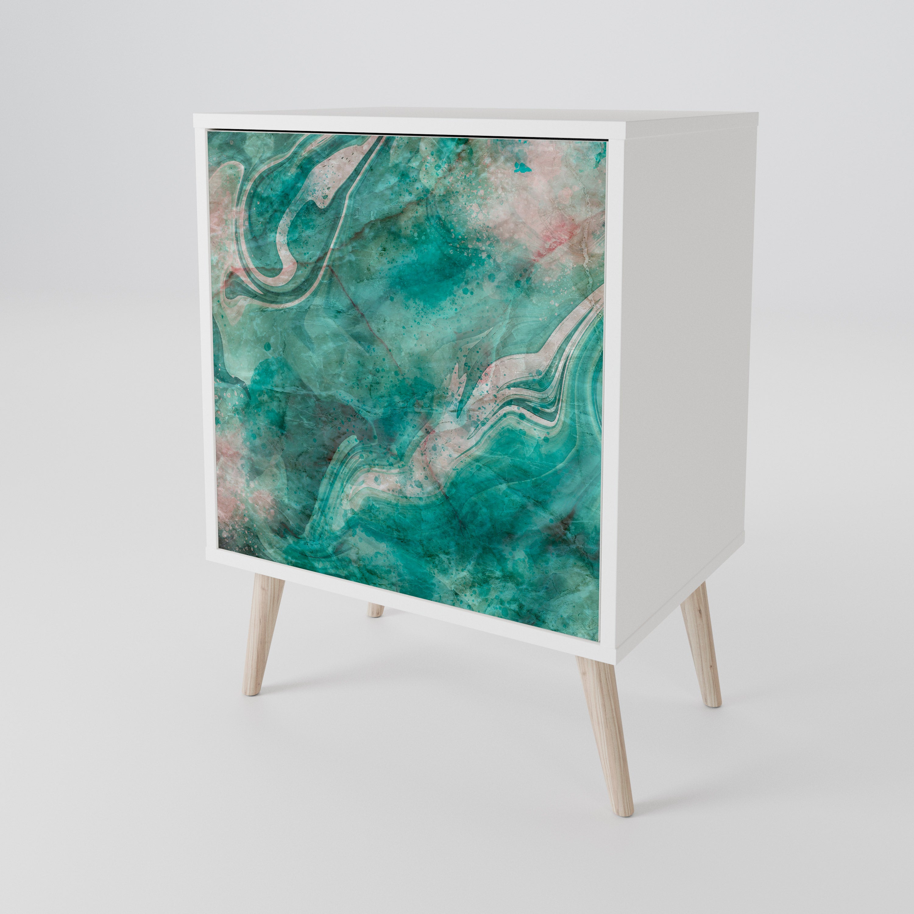ABSTRACT ALCHEMY 1-Door Sideboard