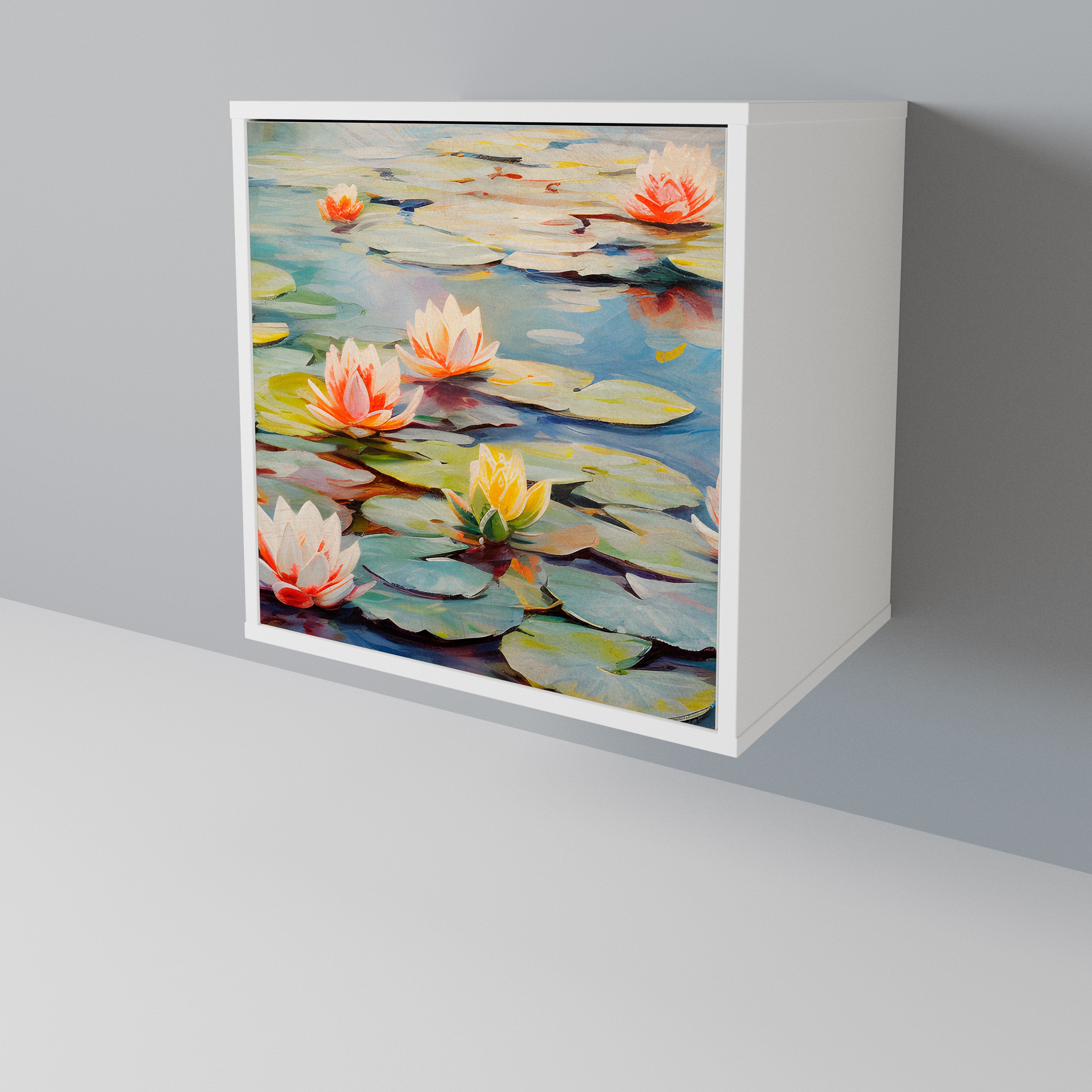 BLOOMING WATERS 1-Door Sideboard