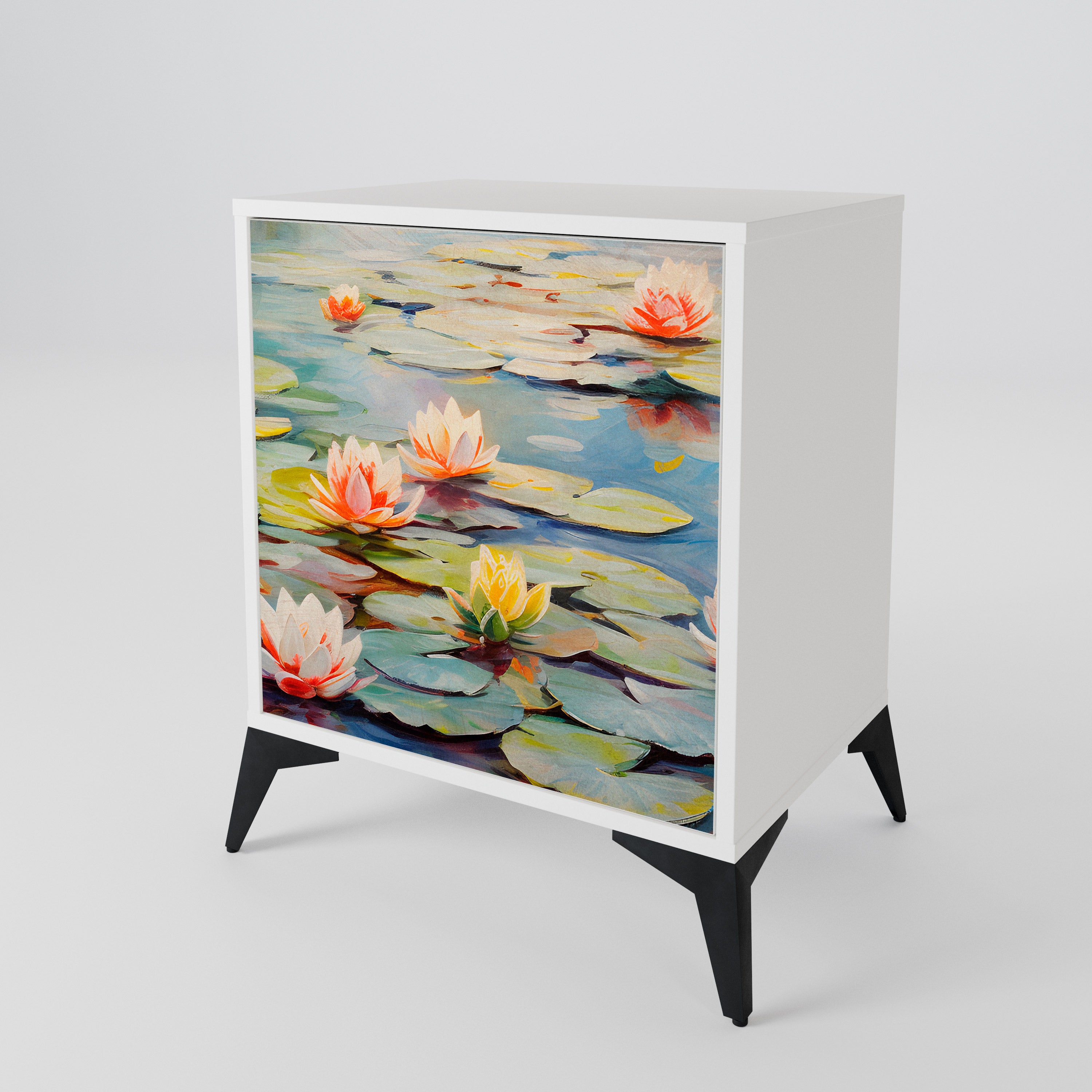 BLOOMING WATERS 1-Door Sideboard