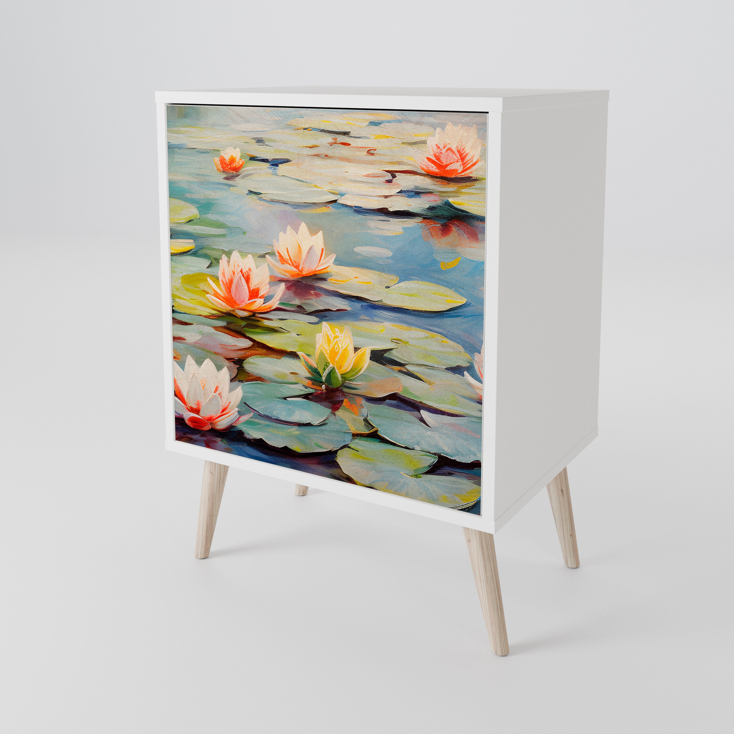 BLOOMING WATERS 1-Door Sideboard