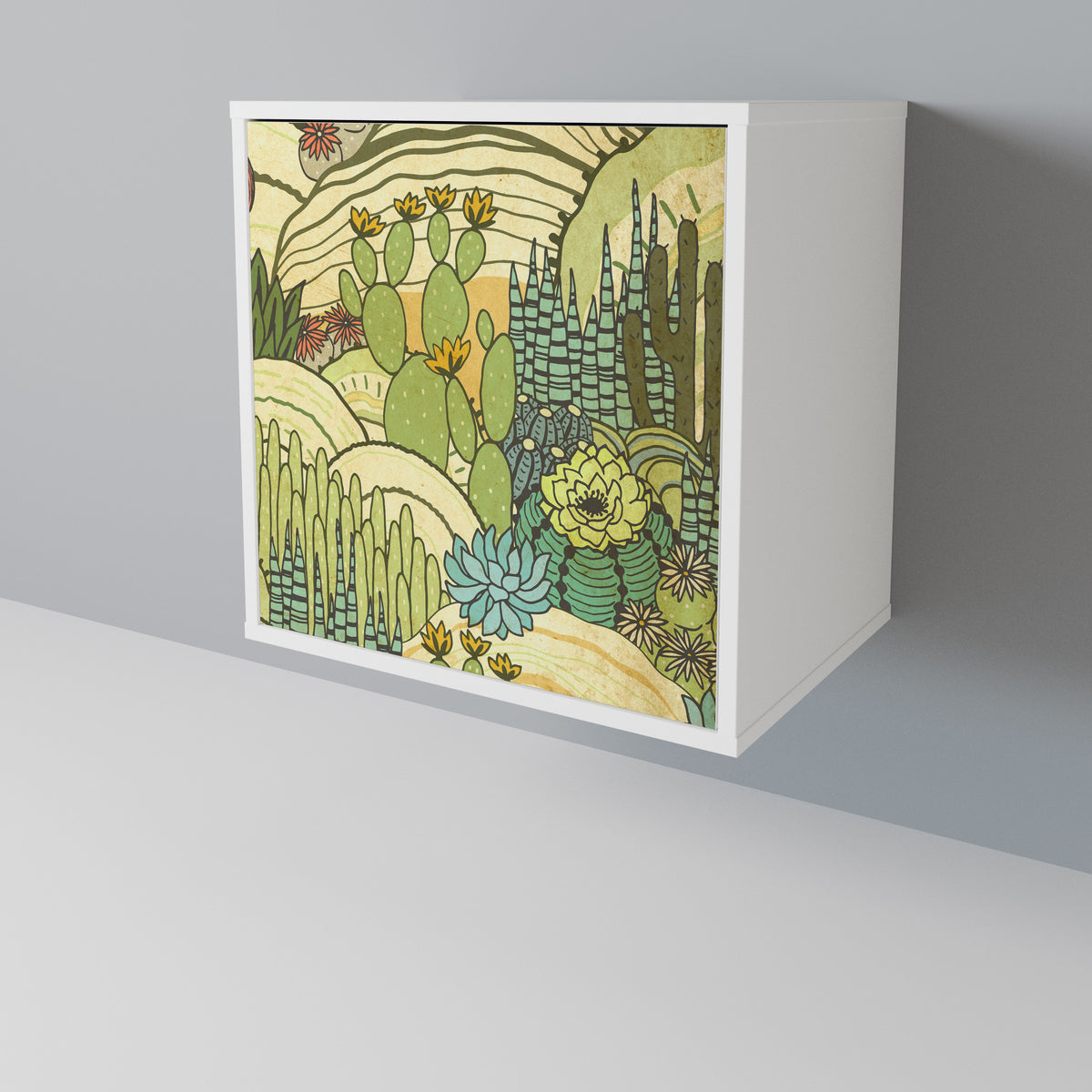 SUCCULENTS KALEIDOSCOPE 1-türiges Sideboard
