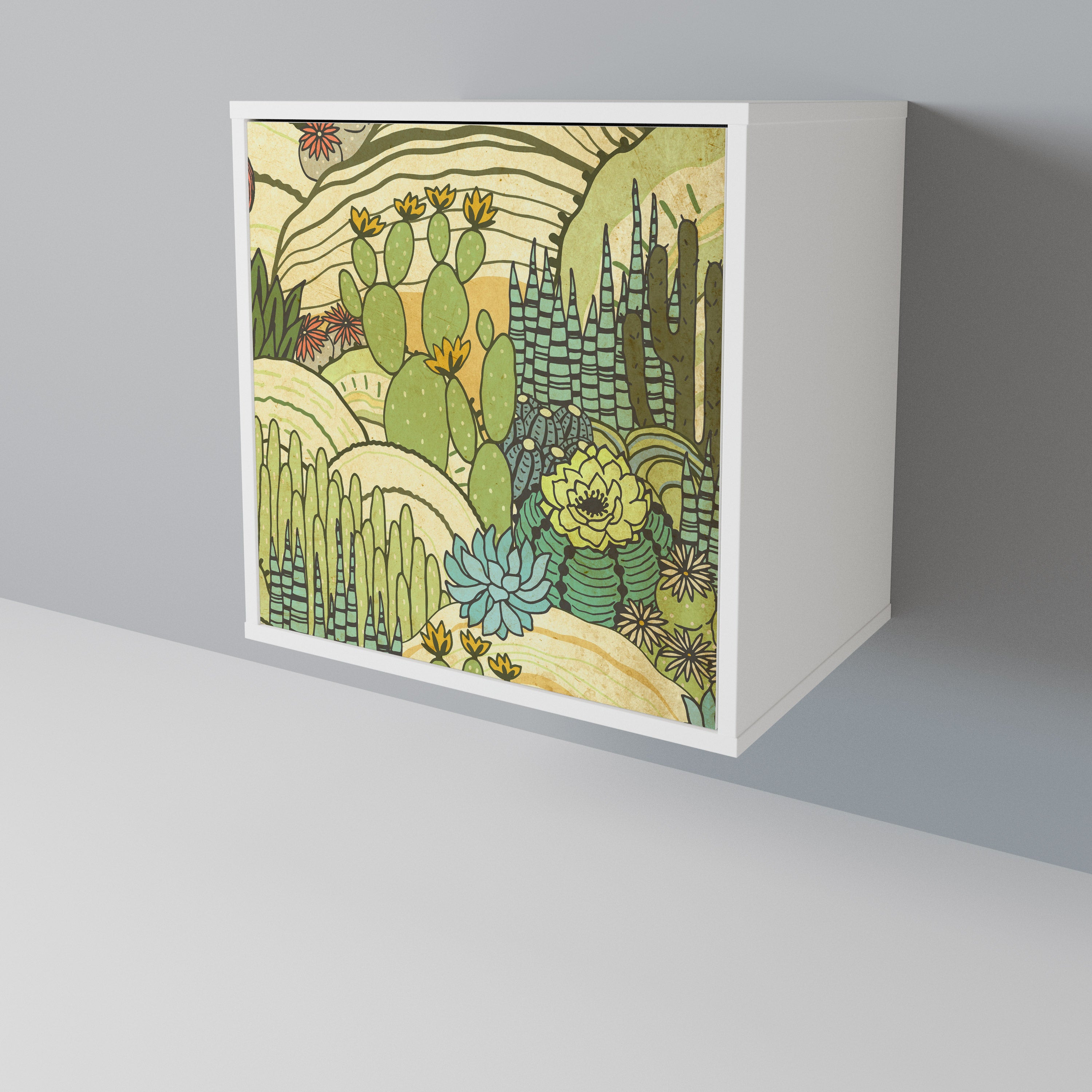 SUCCULENTS KALEIDOSCOPE 1-Door Sideboard
