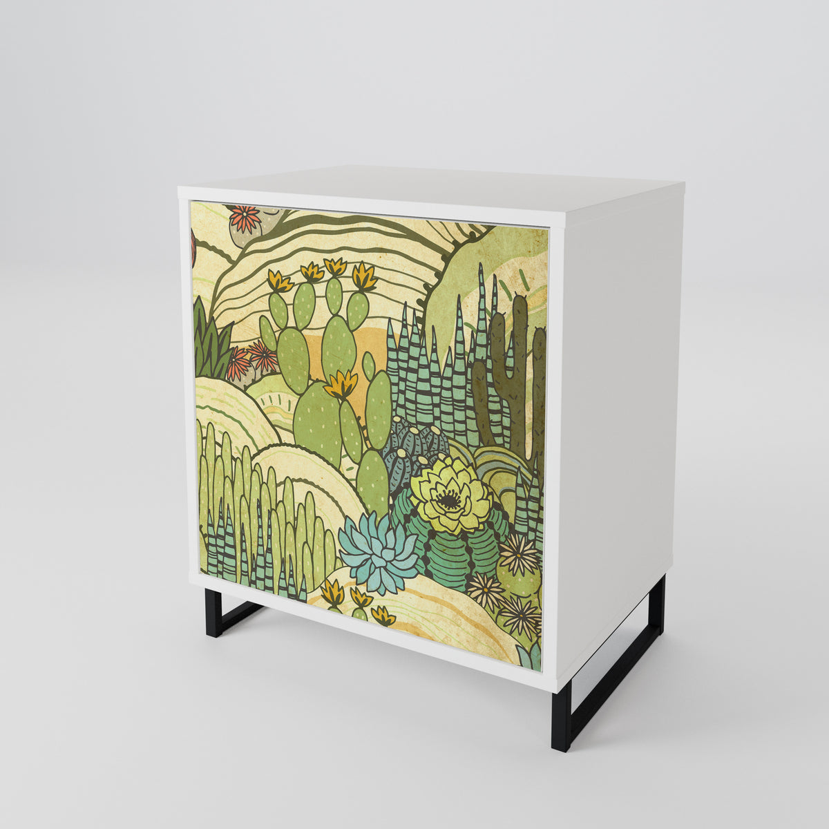 SUCCULENTS KALEIDOSCOPE 1-türiges Sideboard