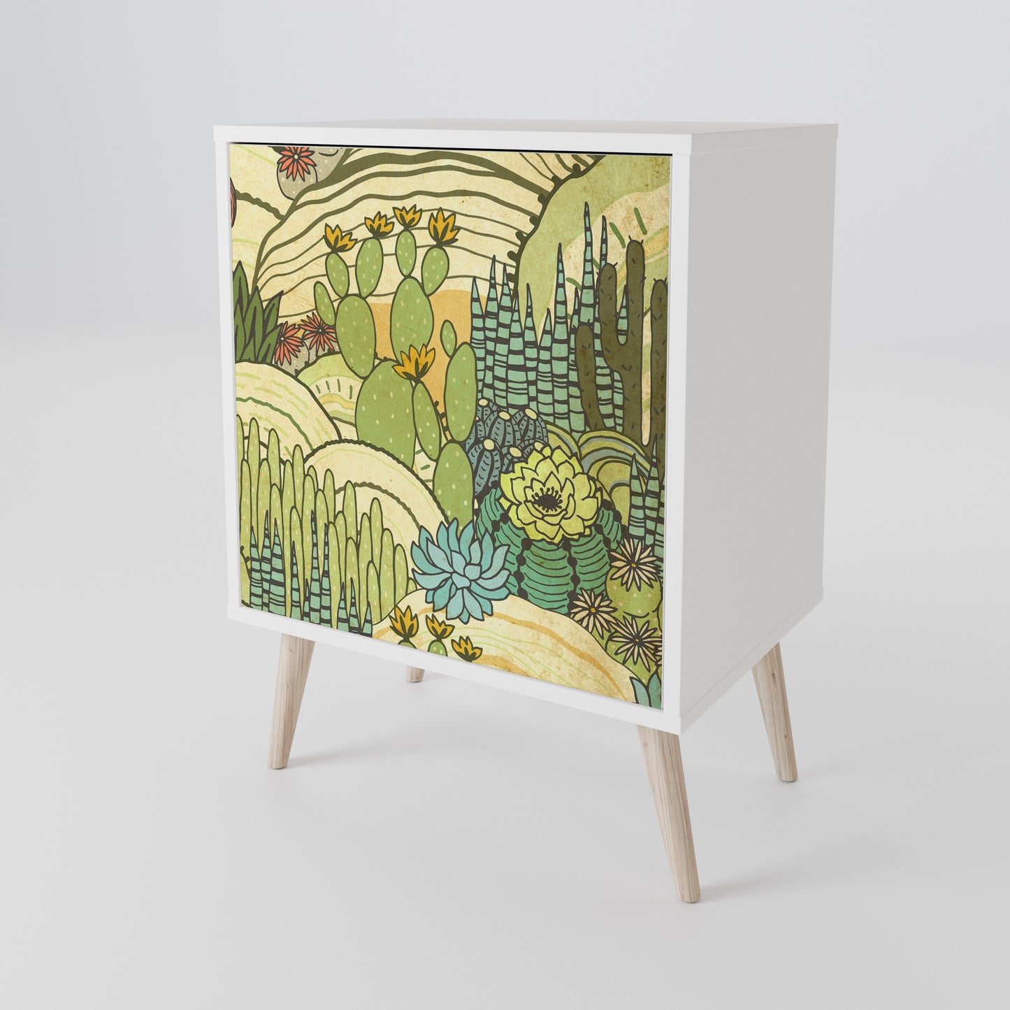 SUCCULENTS KALEIDOSCOPE 1-türiges Sideboard