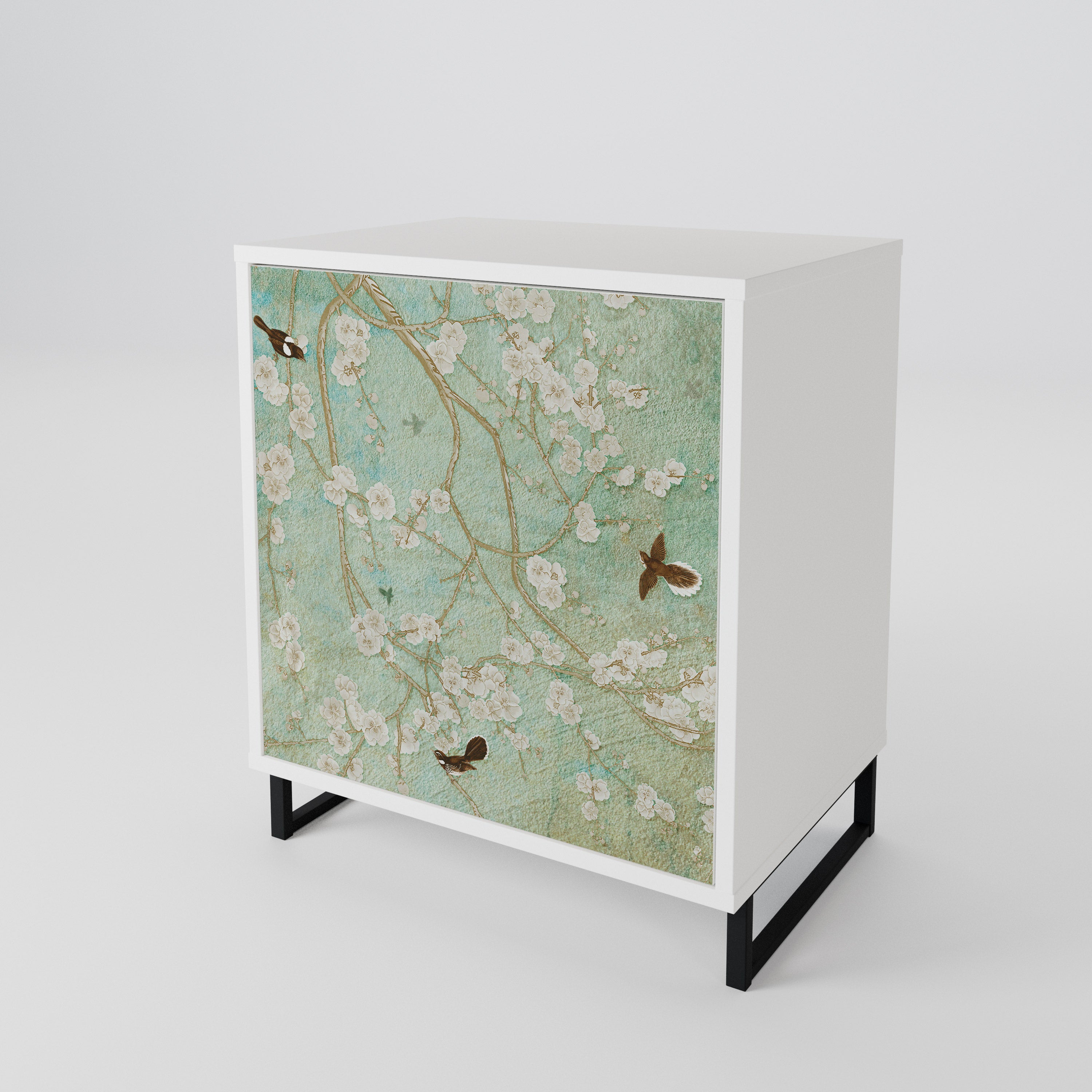 BLOOMING CHARM 1-Door Sideboard