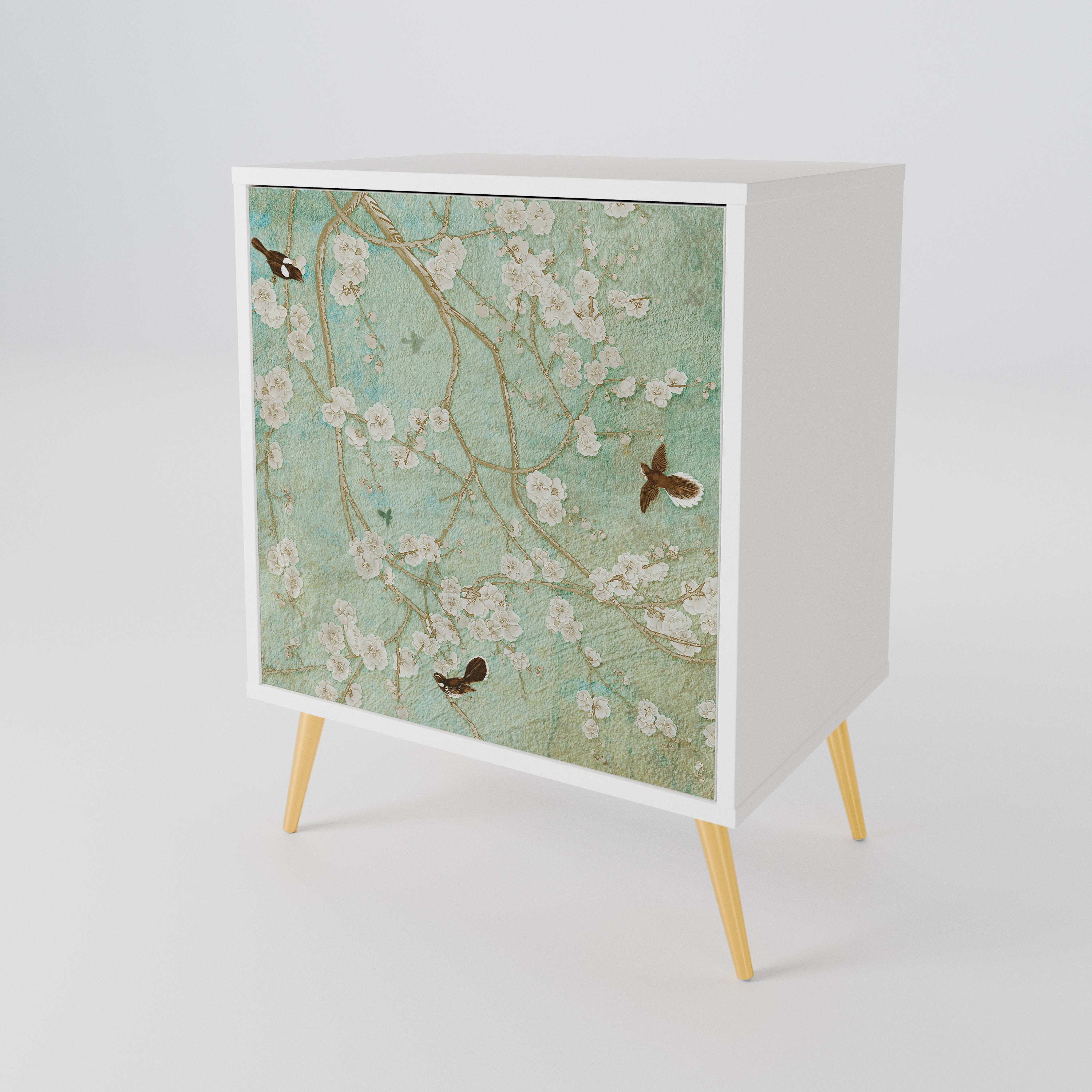 BLOOMING CHARM 1-Door Sideboard