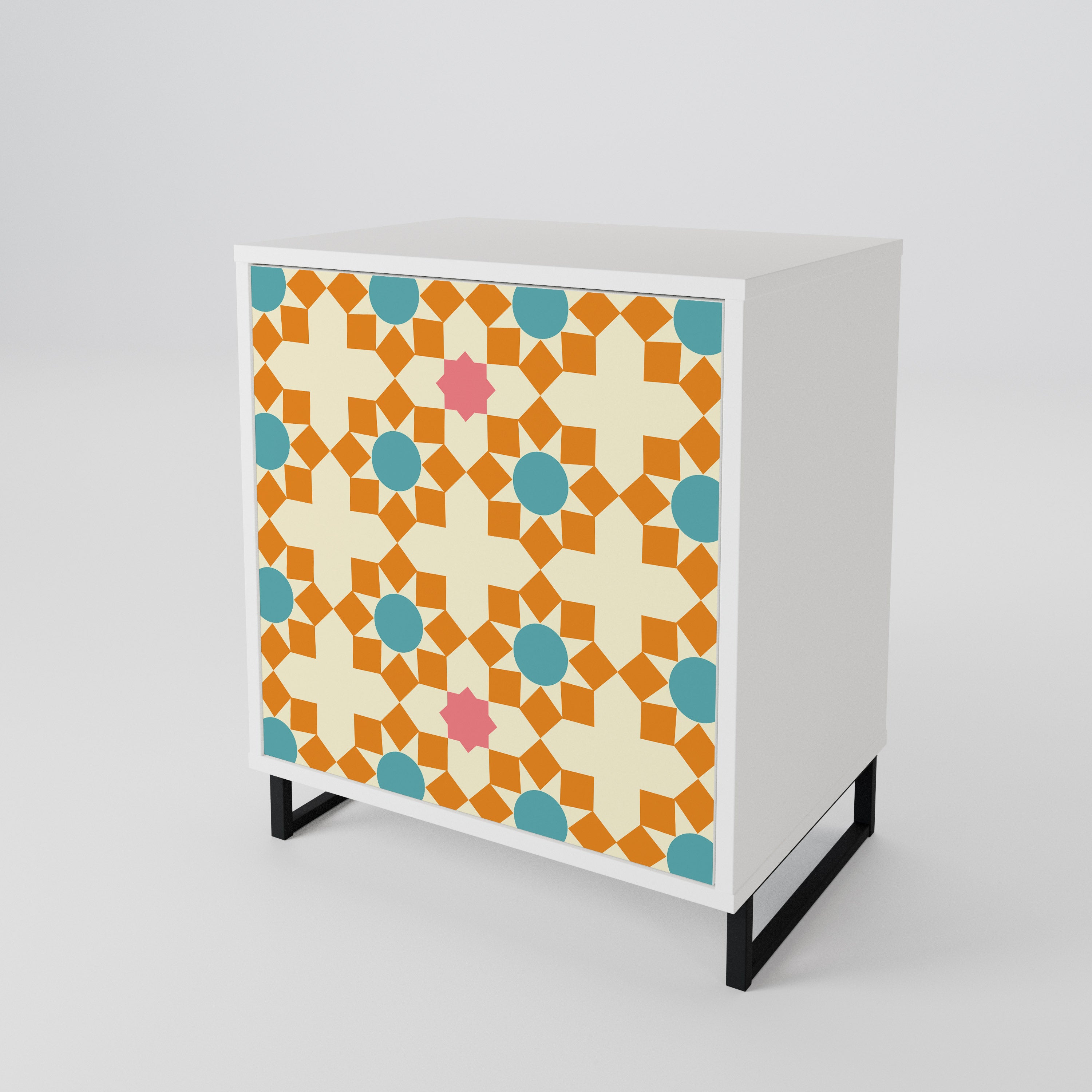 FLORAL DECOR 1-Door Sideboard