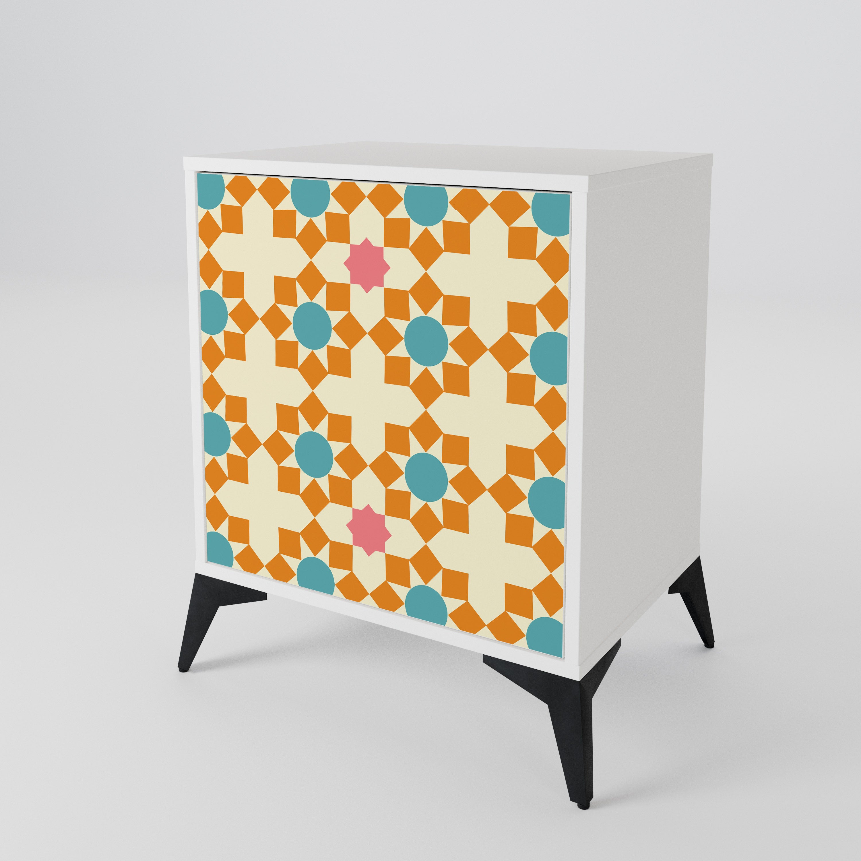 FLORAL DECOR 1-Door Sideboard