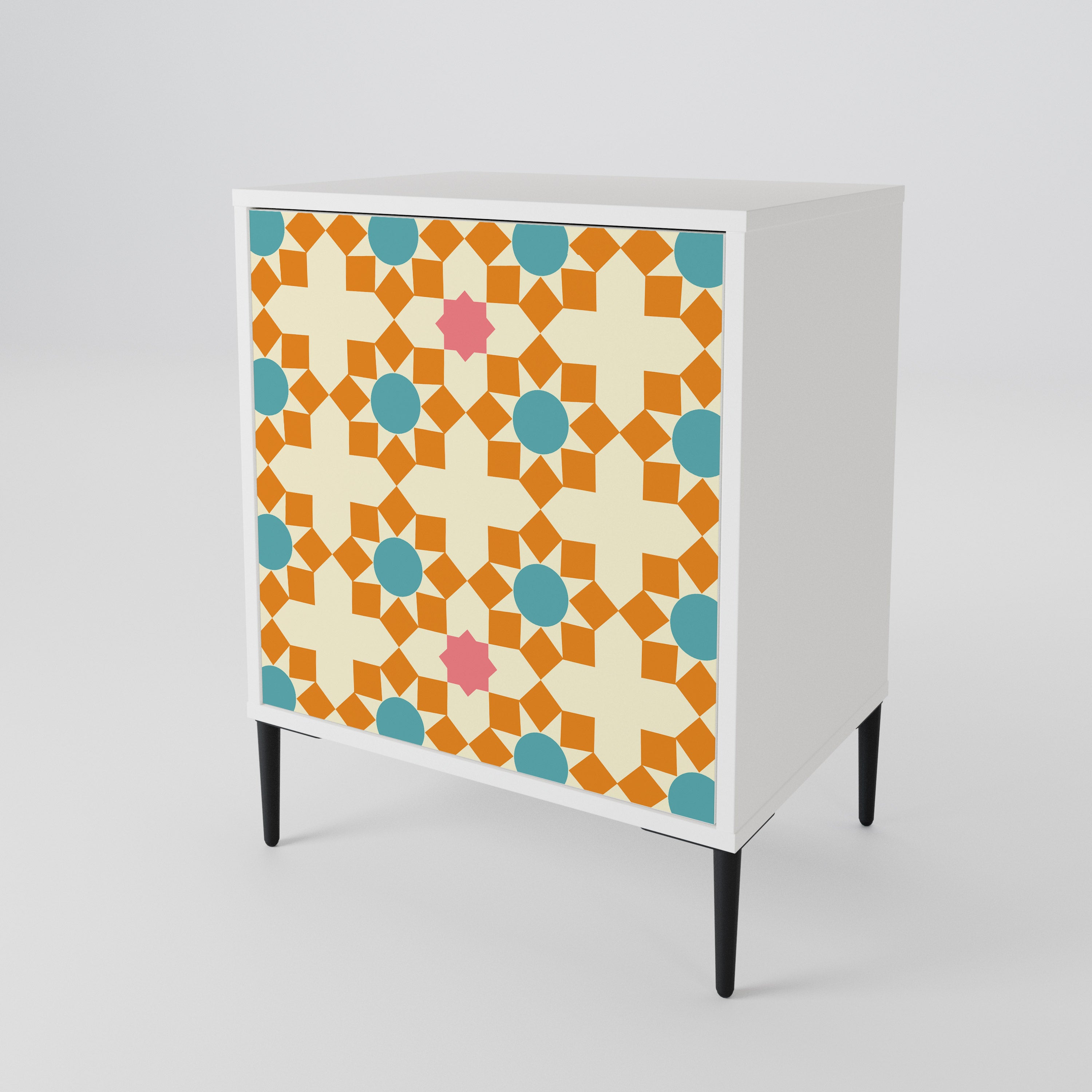 FLORAL DECOR 1-Door Sideboard