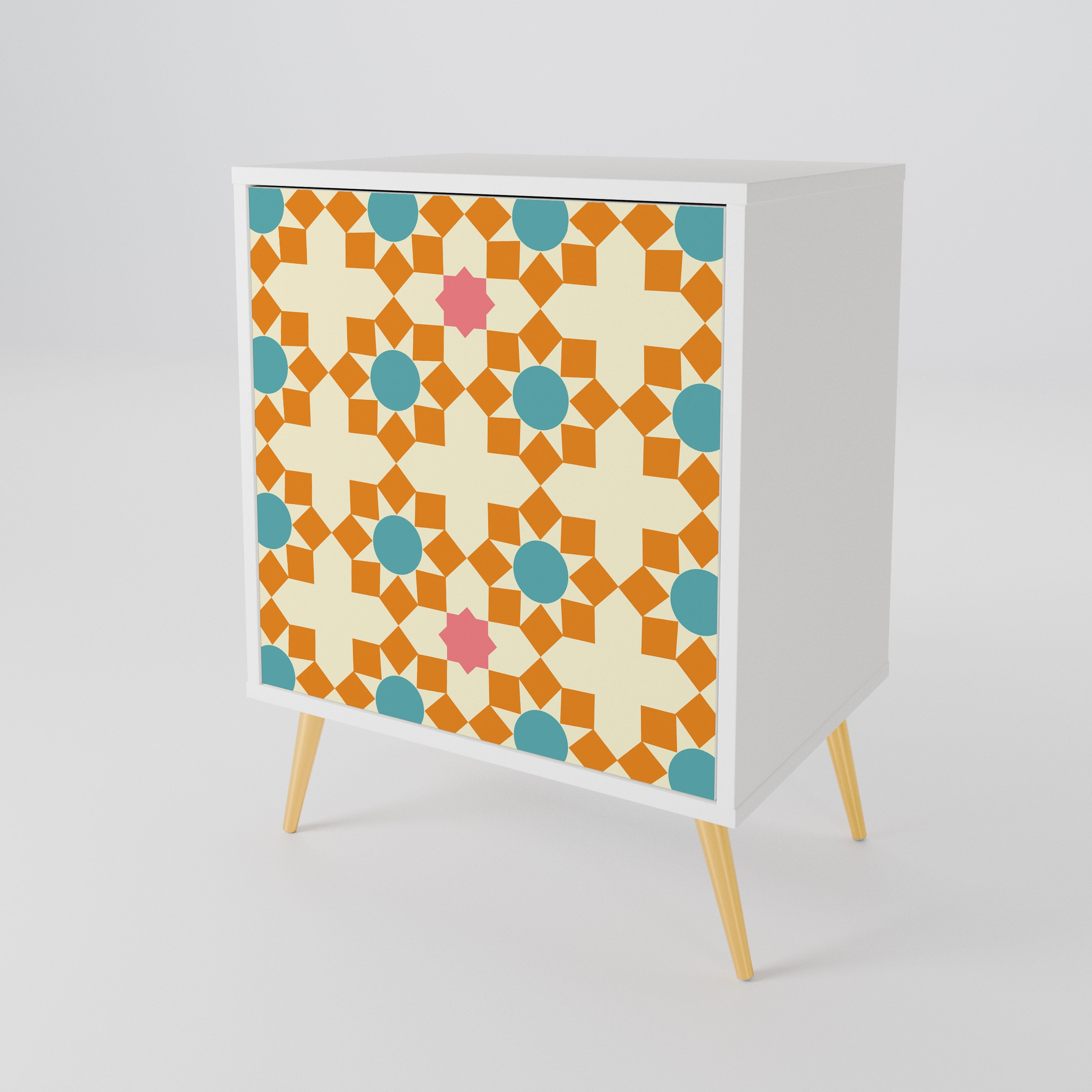 FLORAL DECOR 1-Door Sideboard