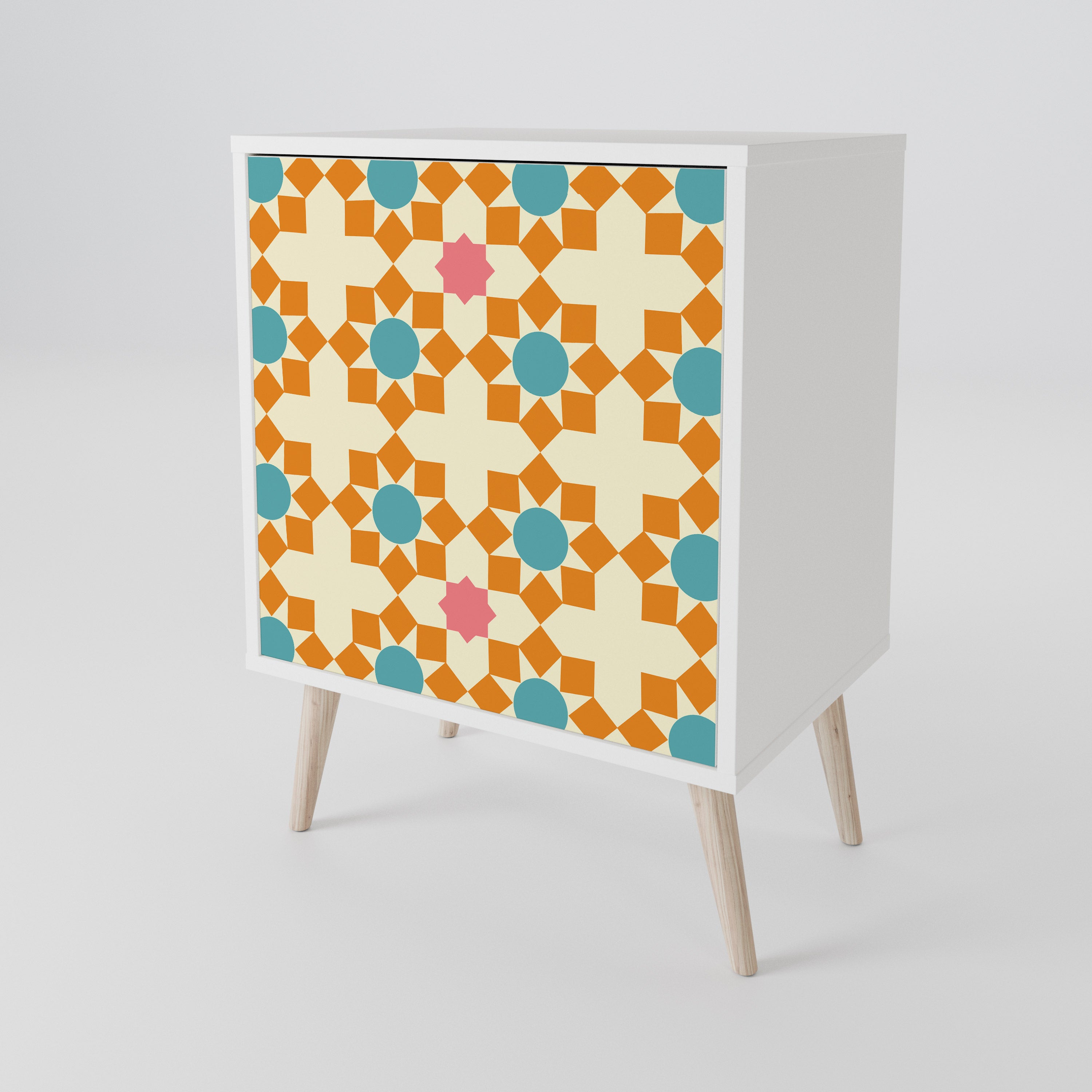 FLORAL DECOR 1-Door Sideboard