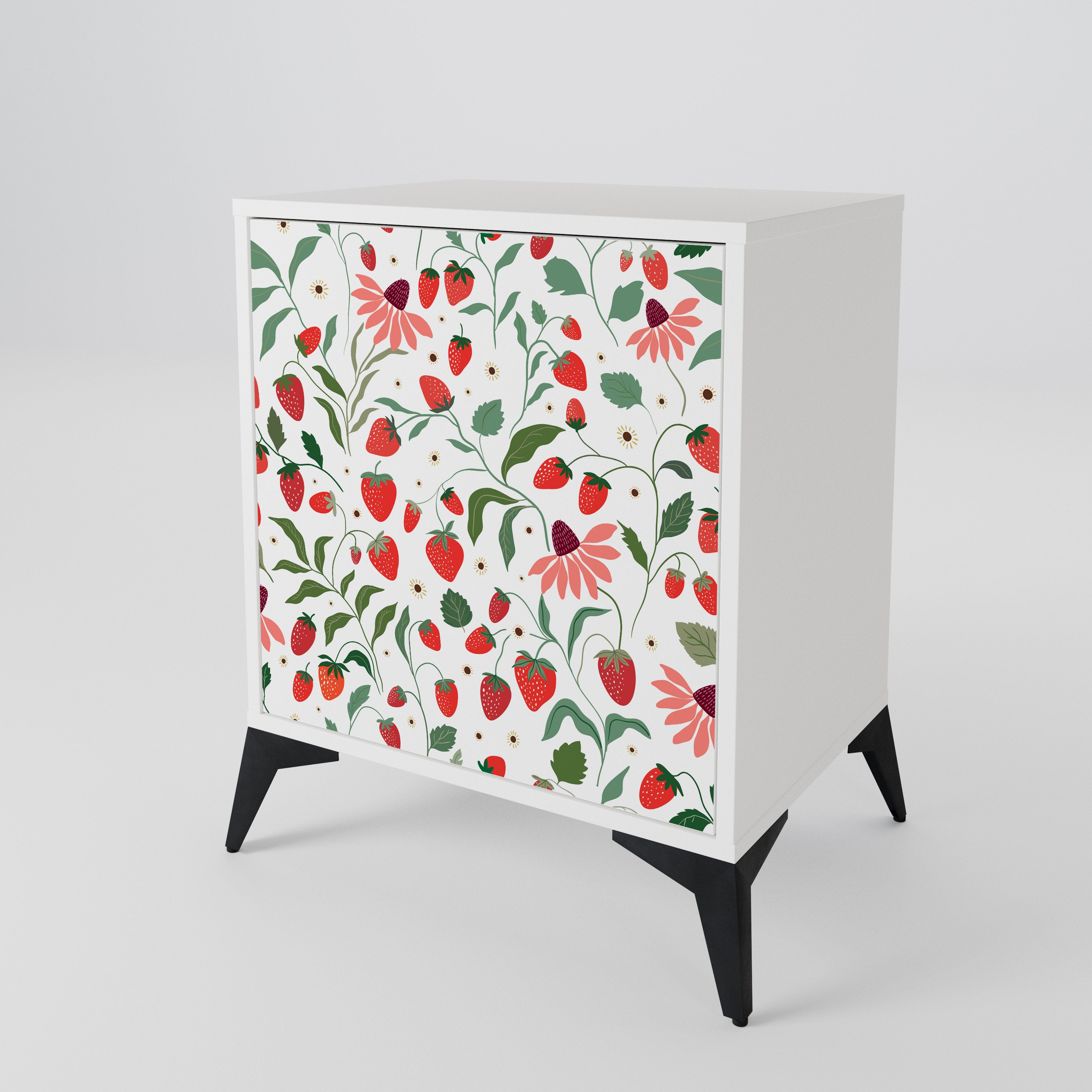 FLOWERS AND STRAWBERRIES 1-türiges Sideboard