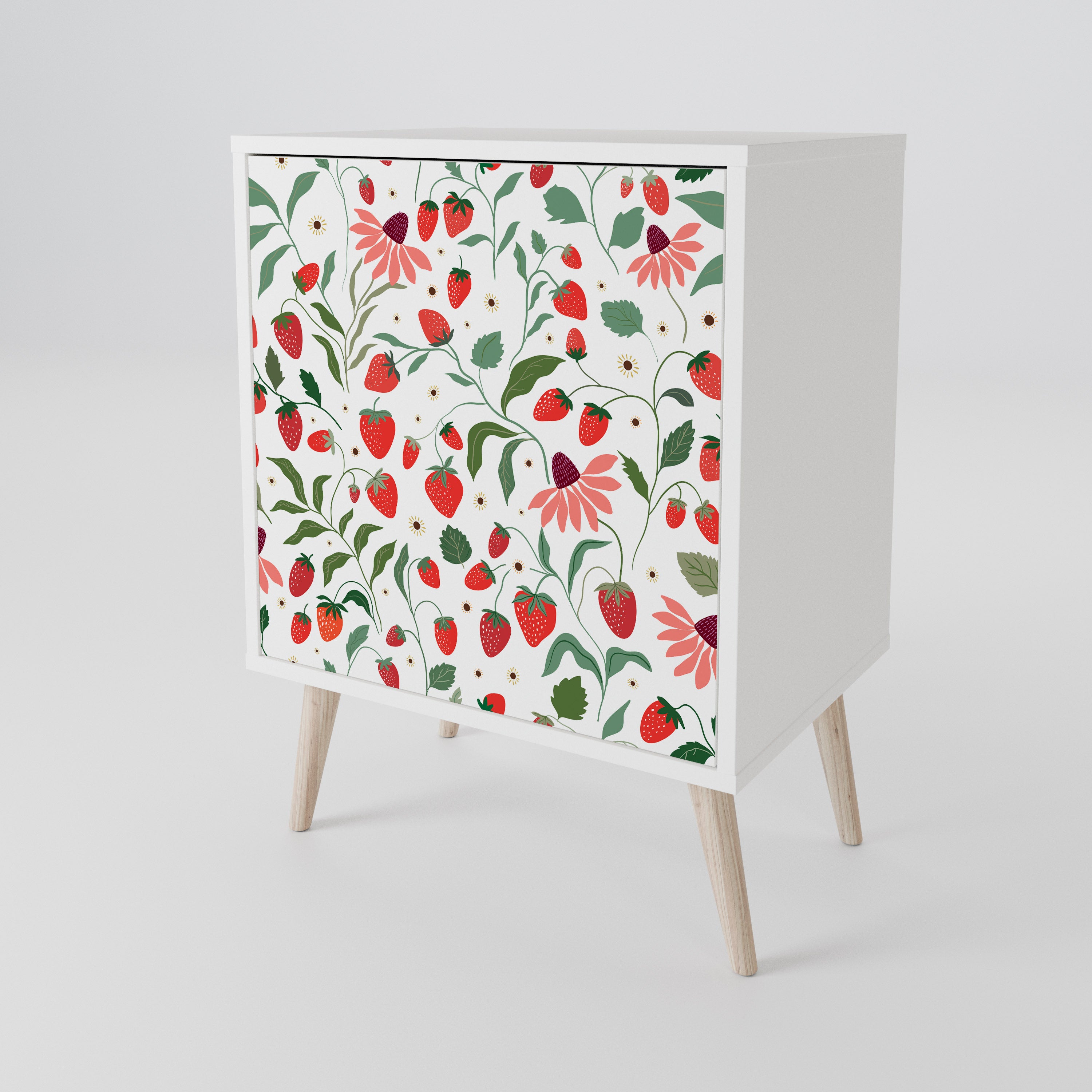 FLOWERS AND STRAWBERRIES 1-türiges Sideboard