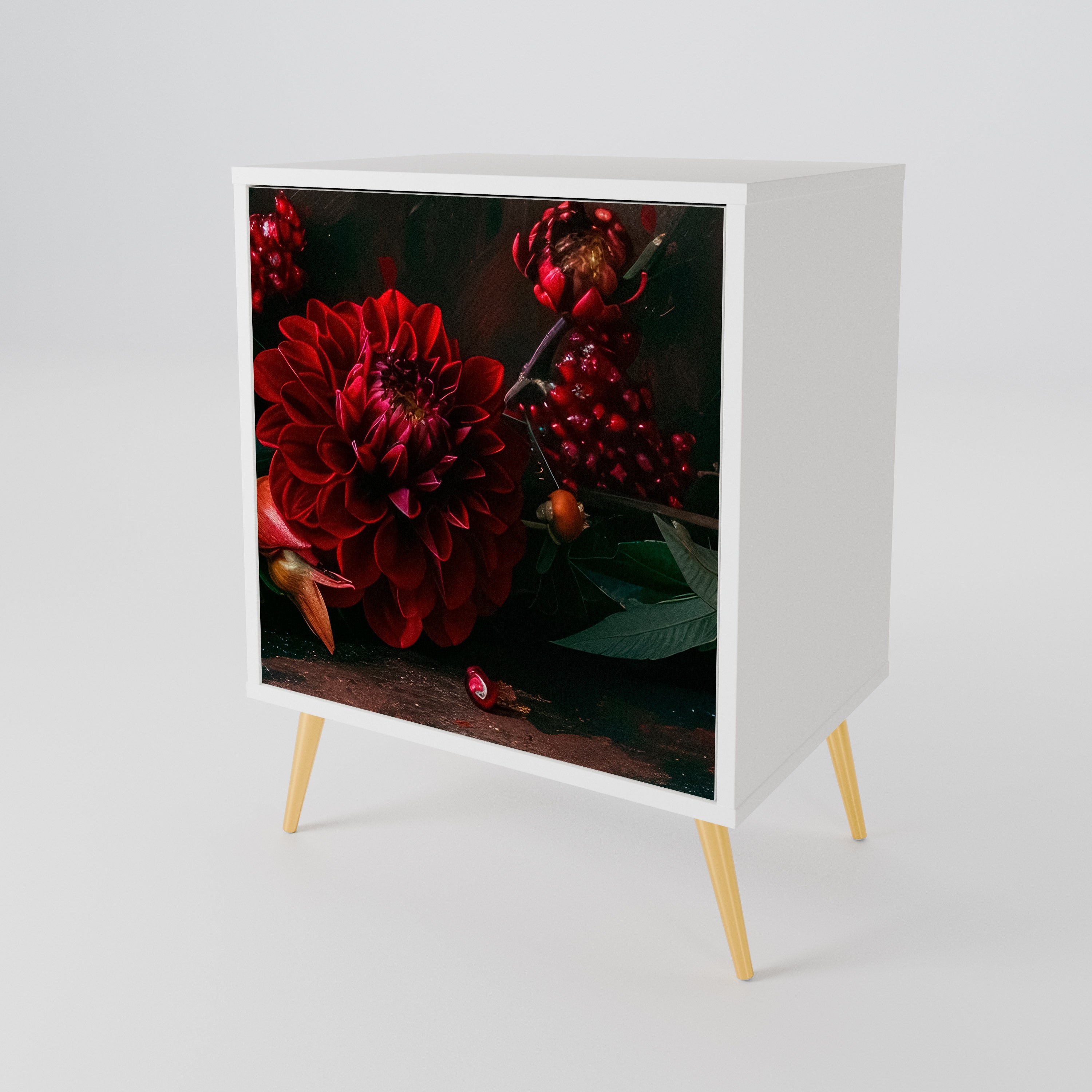 DAHLIAS AND POMEGRANATES 1-türiges Sideboard