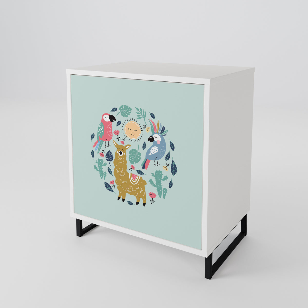 COLORFUL ALPACAS 1-türiges Sideboard