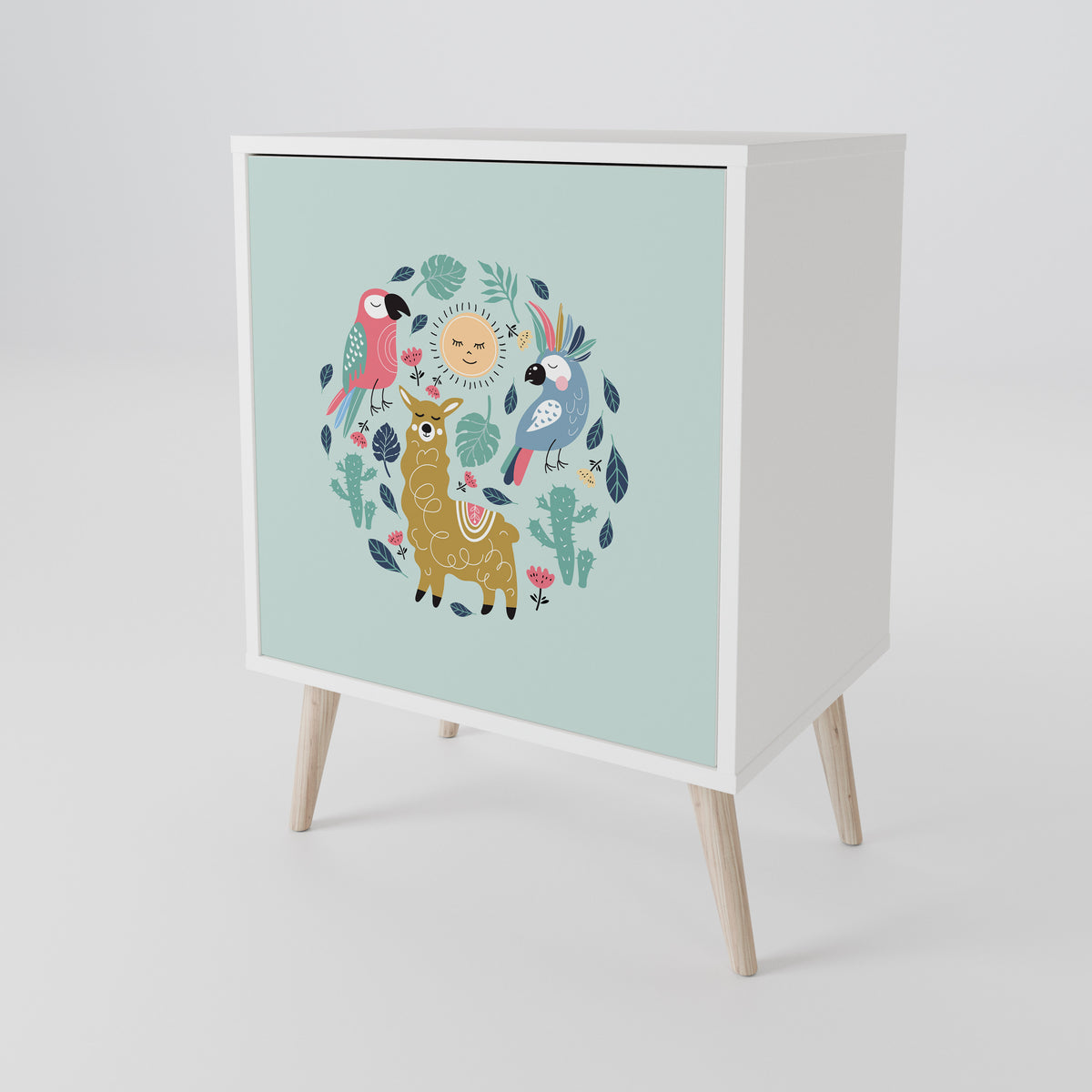 COLORFUL ALPACAS 1-türiges Sideboard